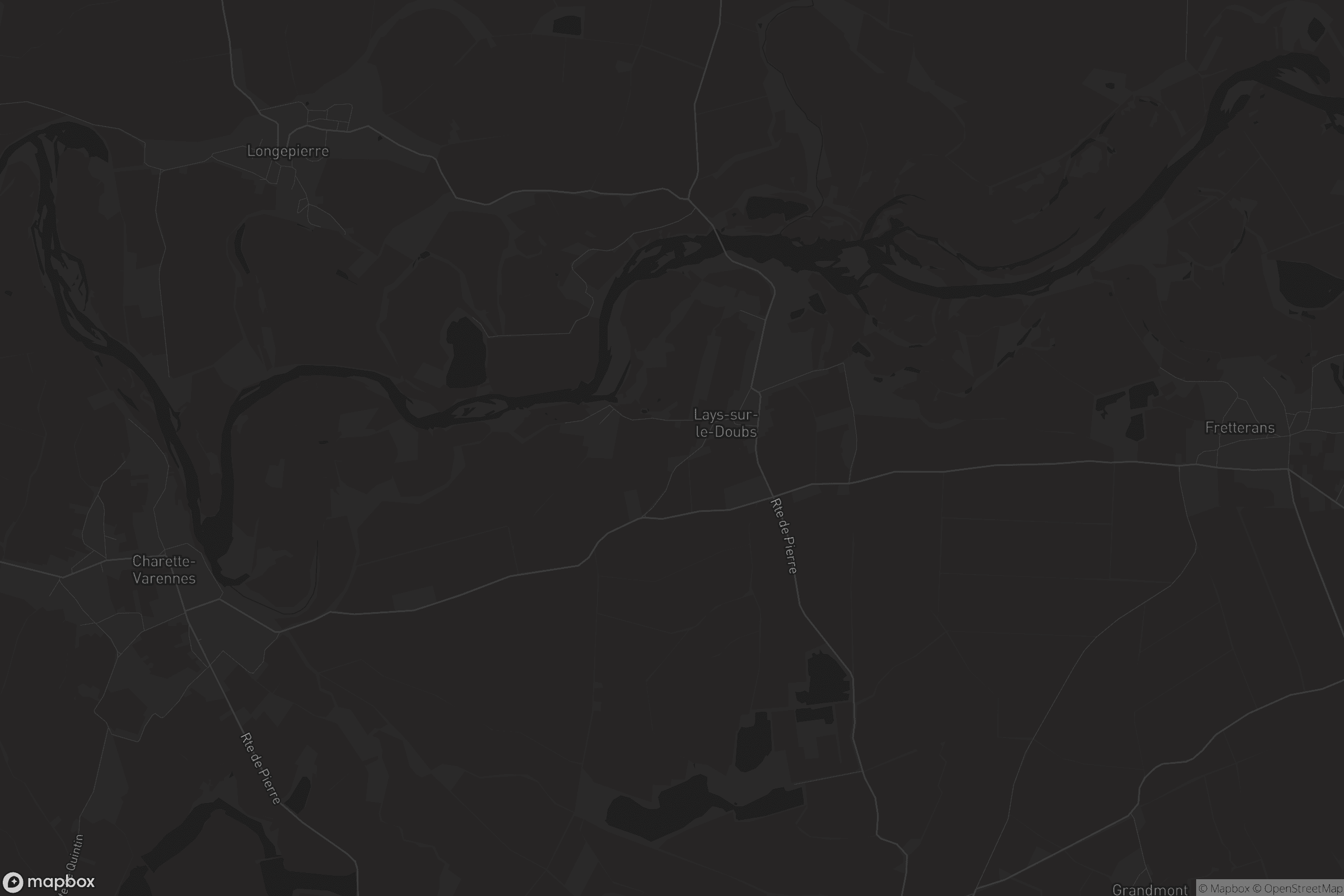 Carte de Lays-sur-le-Doubs