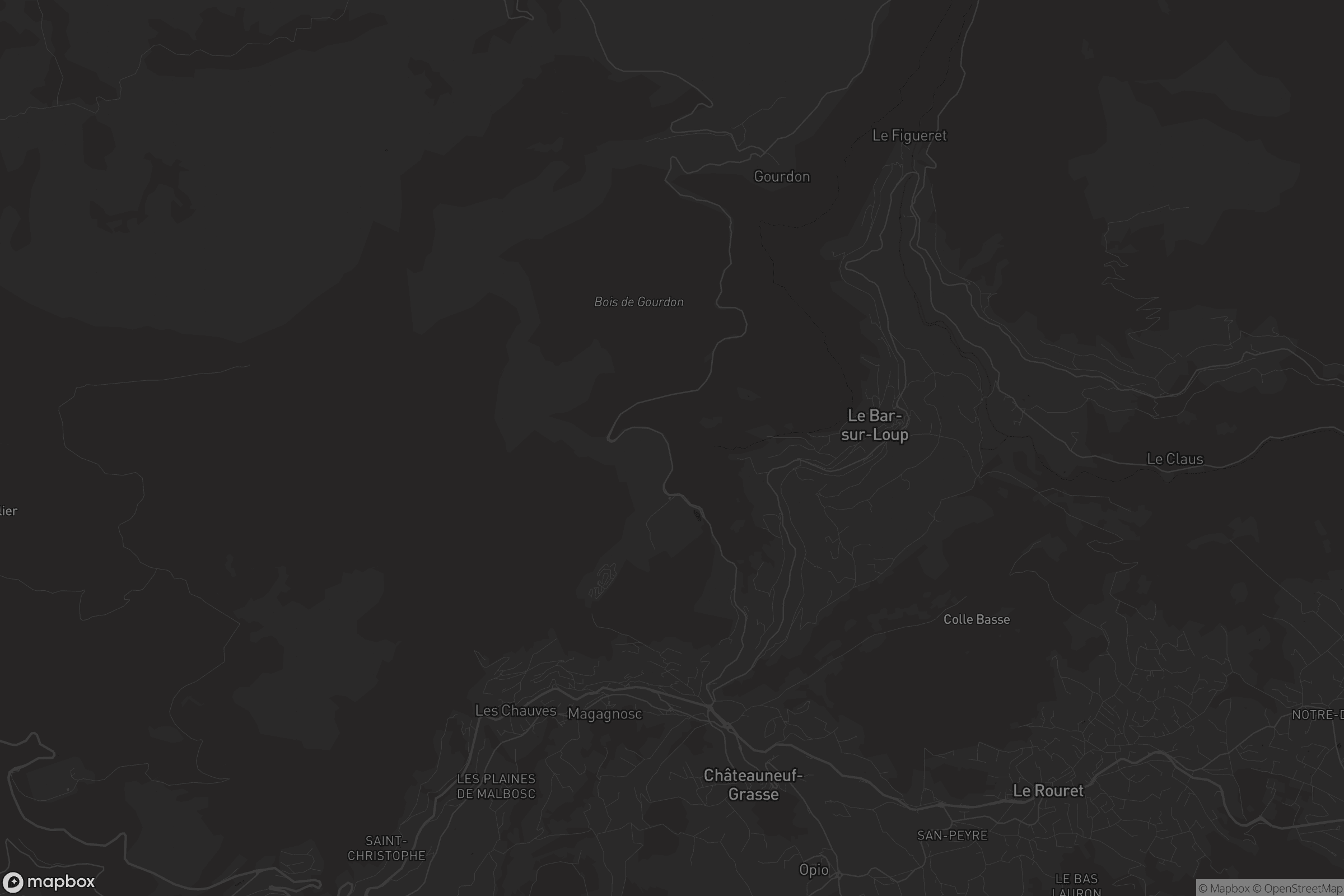 Carte de Le Bar-sur-Loup