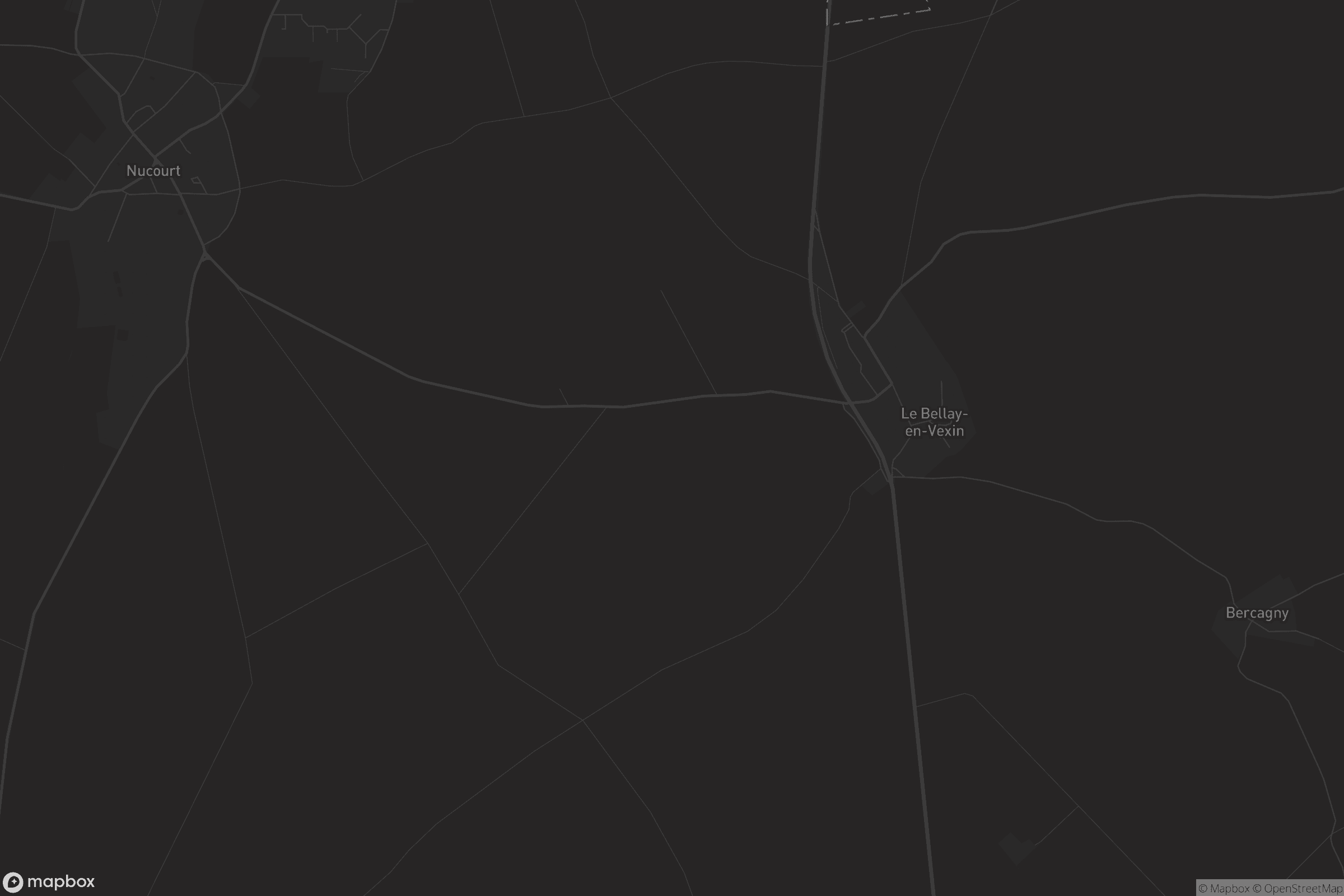 Carte de Le Bellay-en-Vexin