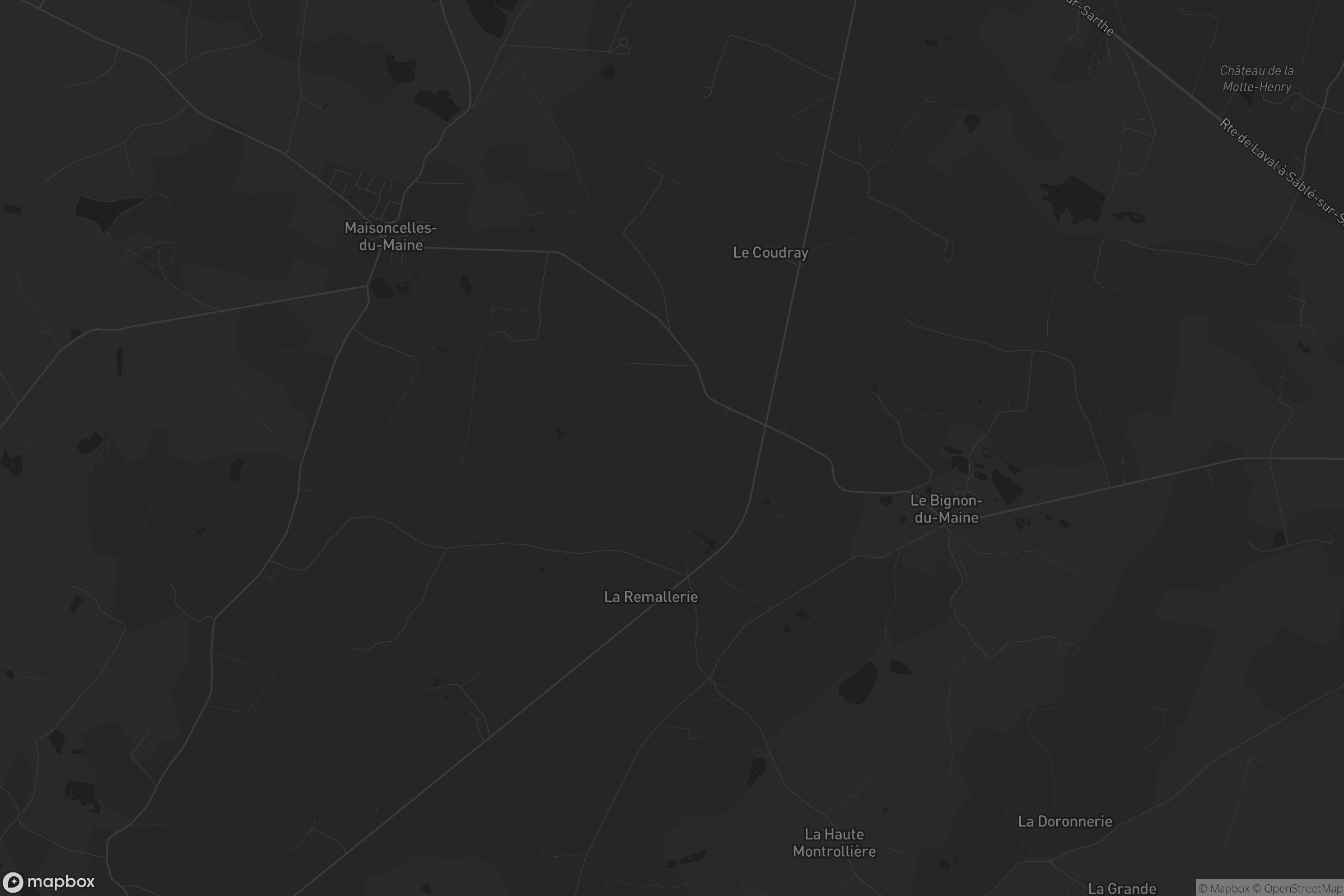 Carte de Le Bignon-du-Maine