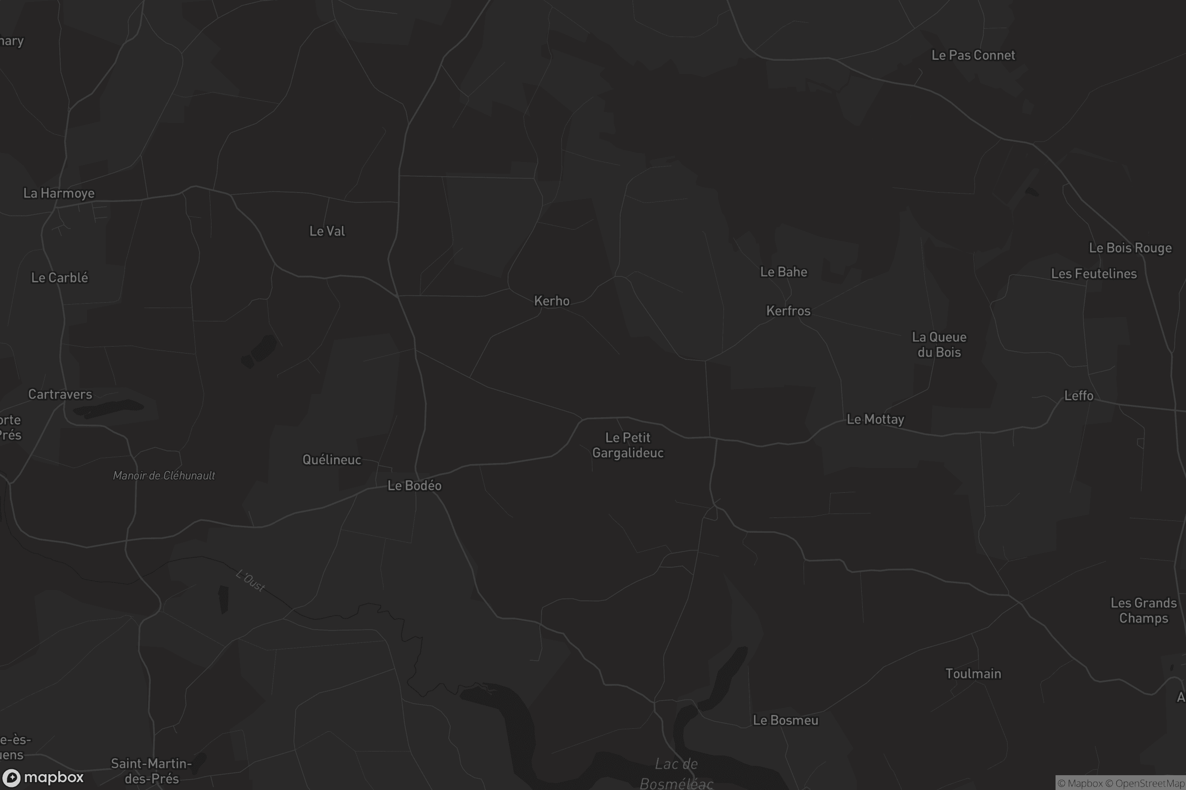 Carte de Le Bodéo