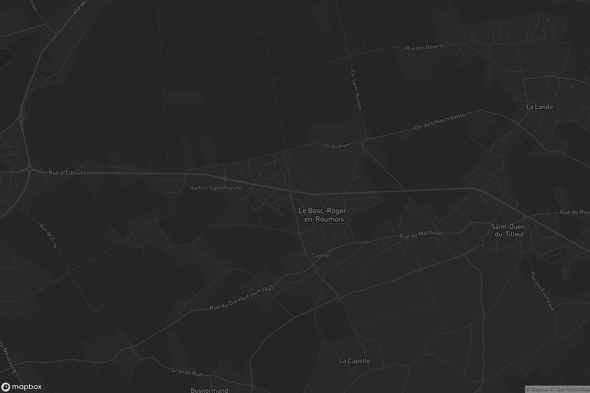 Carte de Le Bosc-Roger-en-Roumois