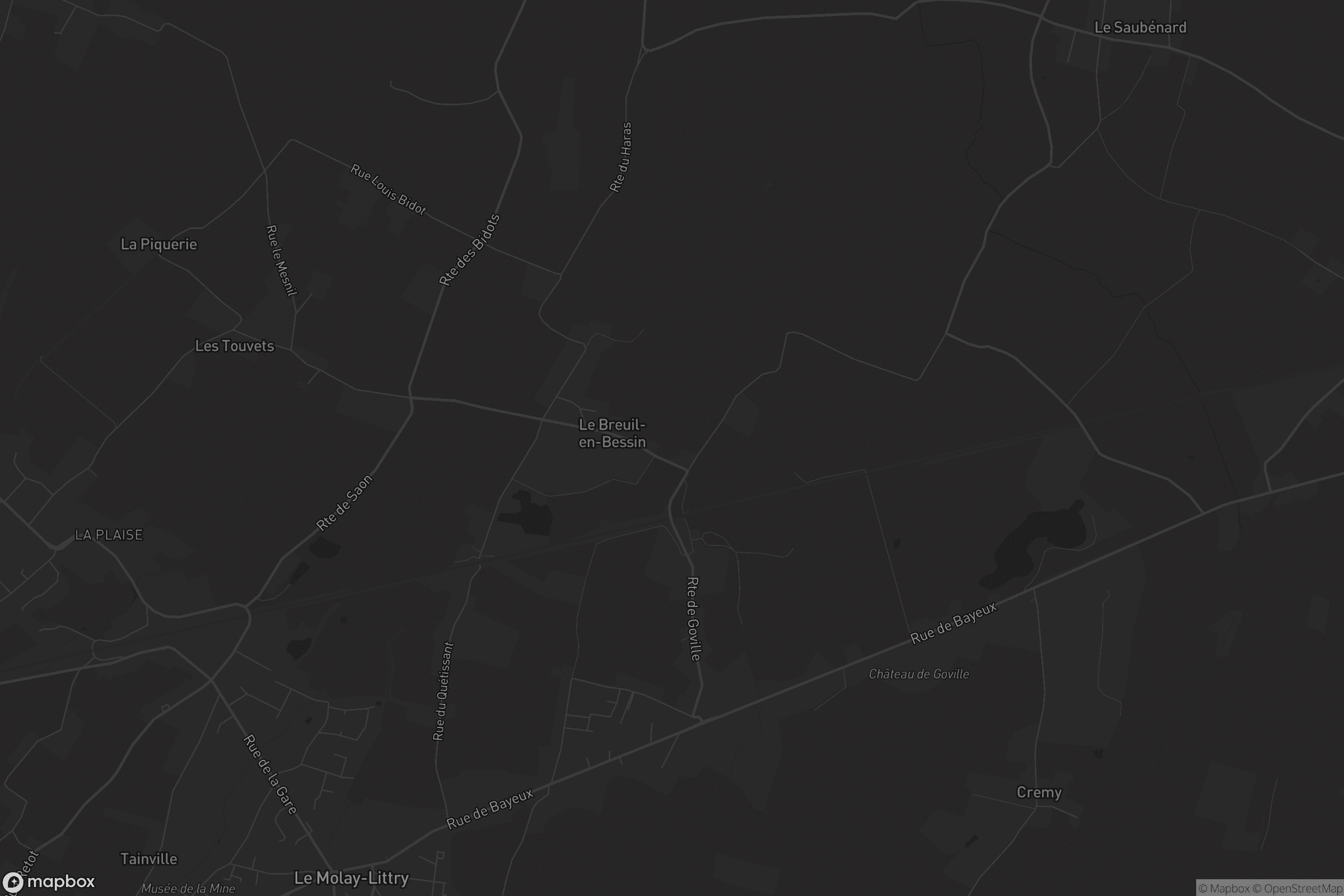 Carte de Le Breuil-en-Bessin