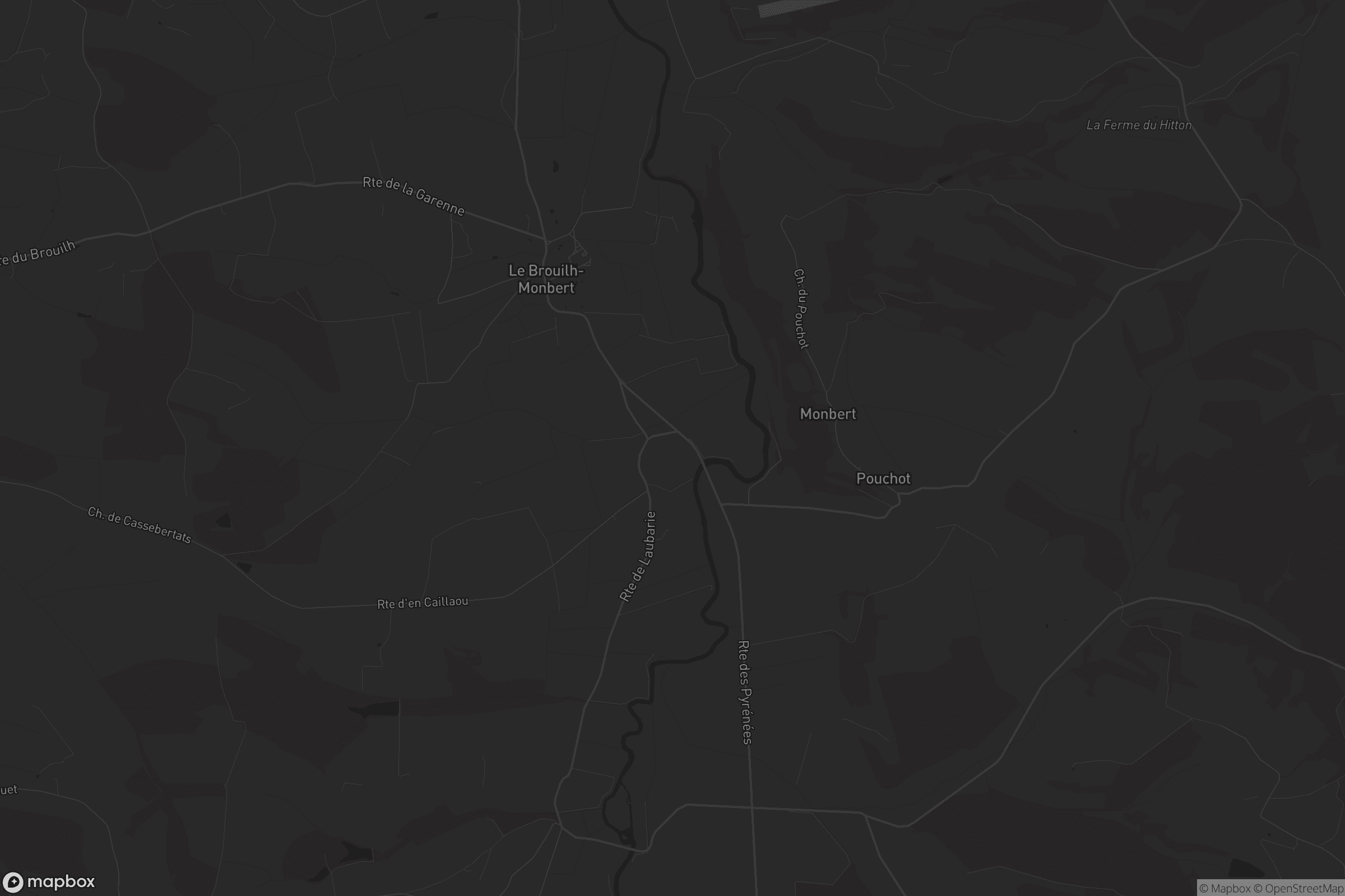 Carte de Le Brouilh-Monbert