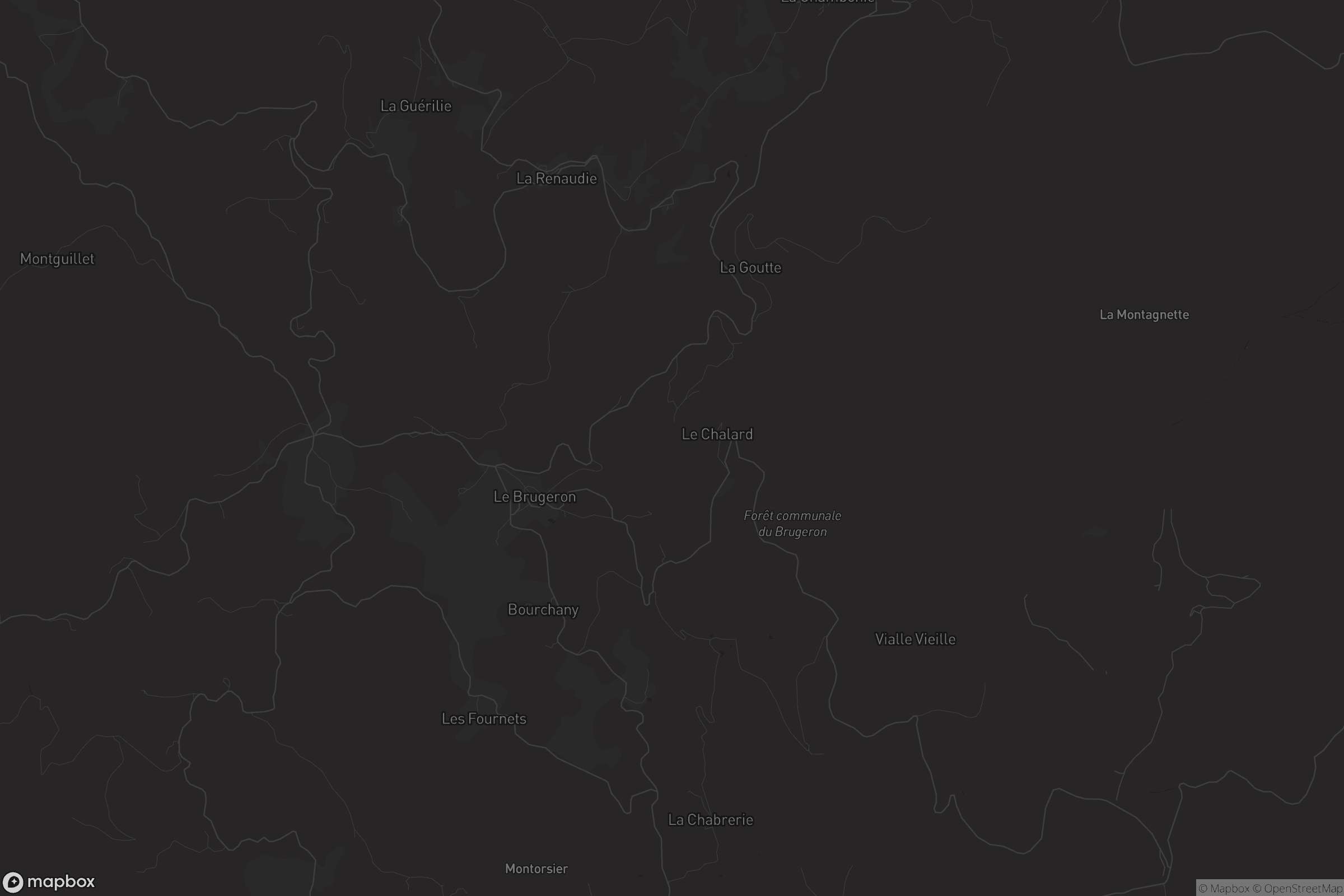 Carte de Le Brugeron