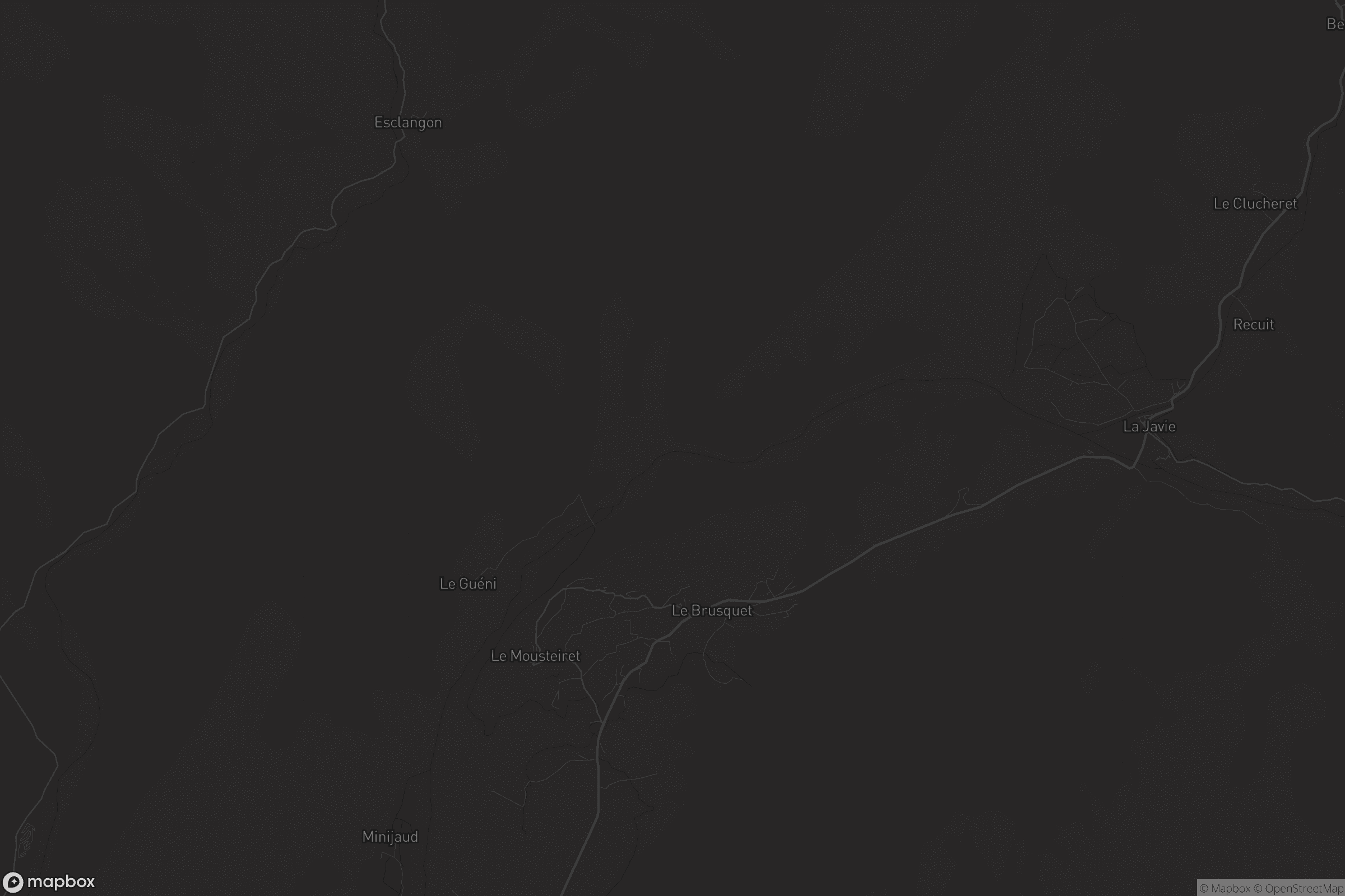 Carte de Le Brusquet