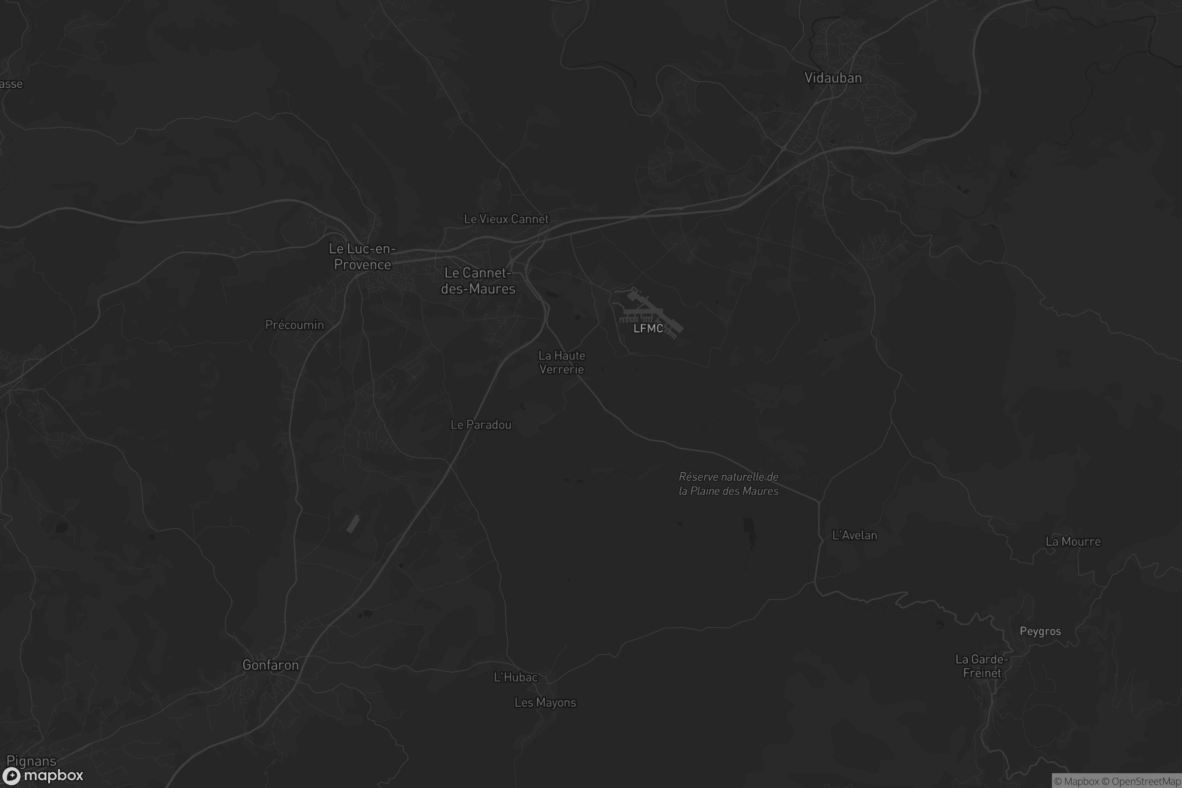 Carte de Le Cannet-des-Maures
