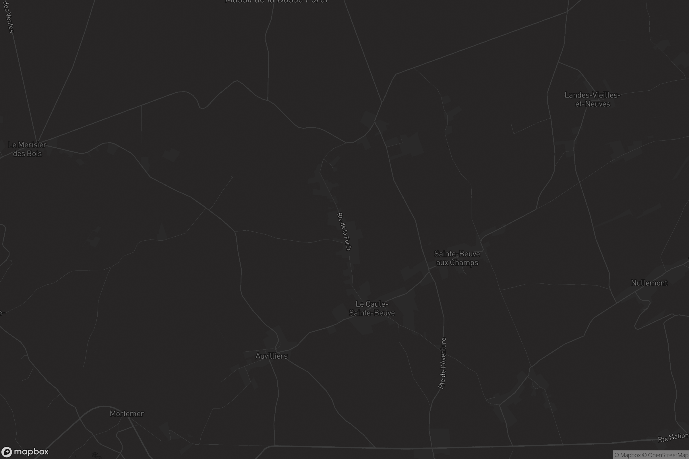 Carte de Le Caule-Sainte-Beuve