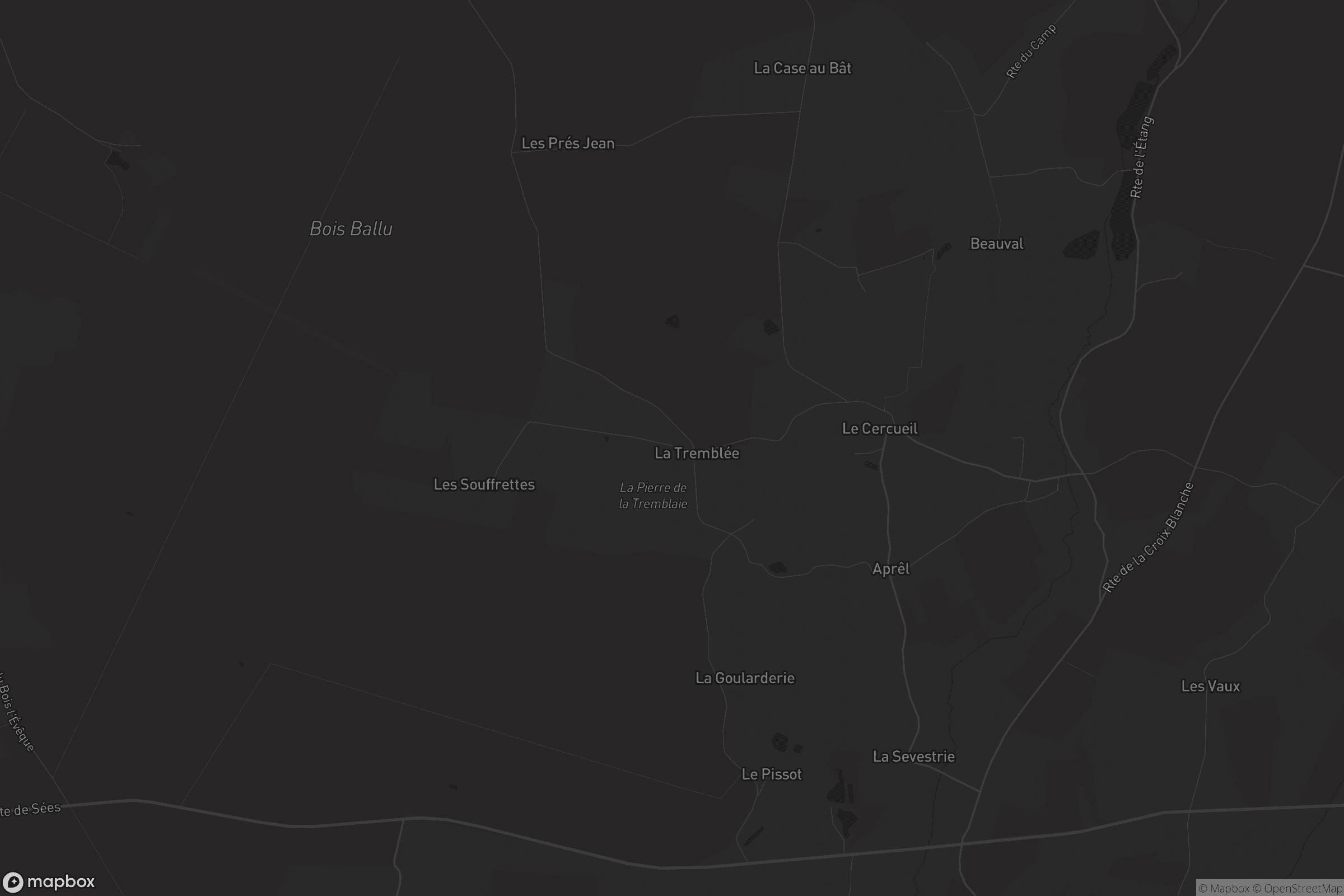 Carte de Le Cercueil