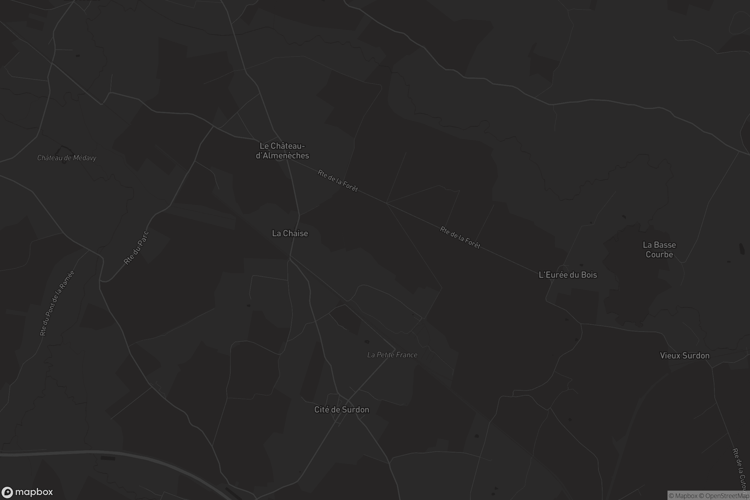 Carte de Le Château-d'Almenêches