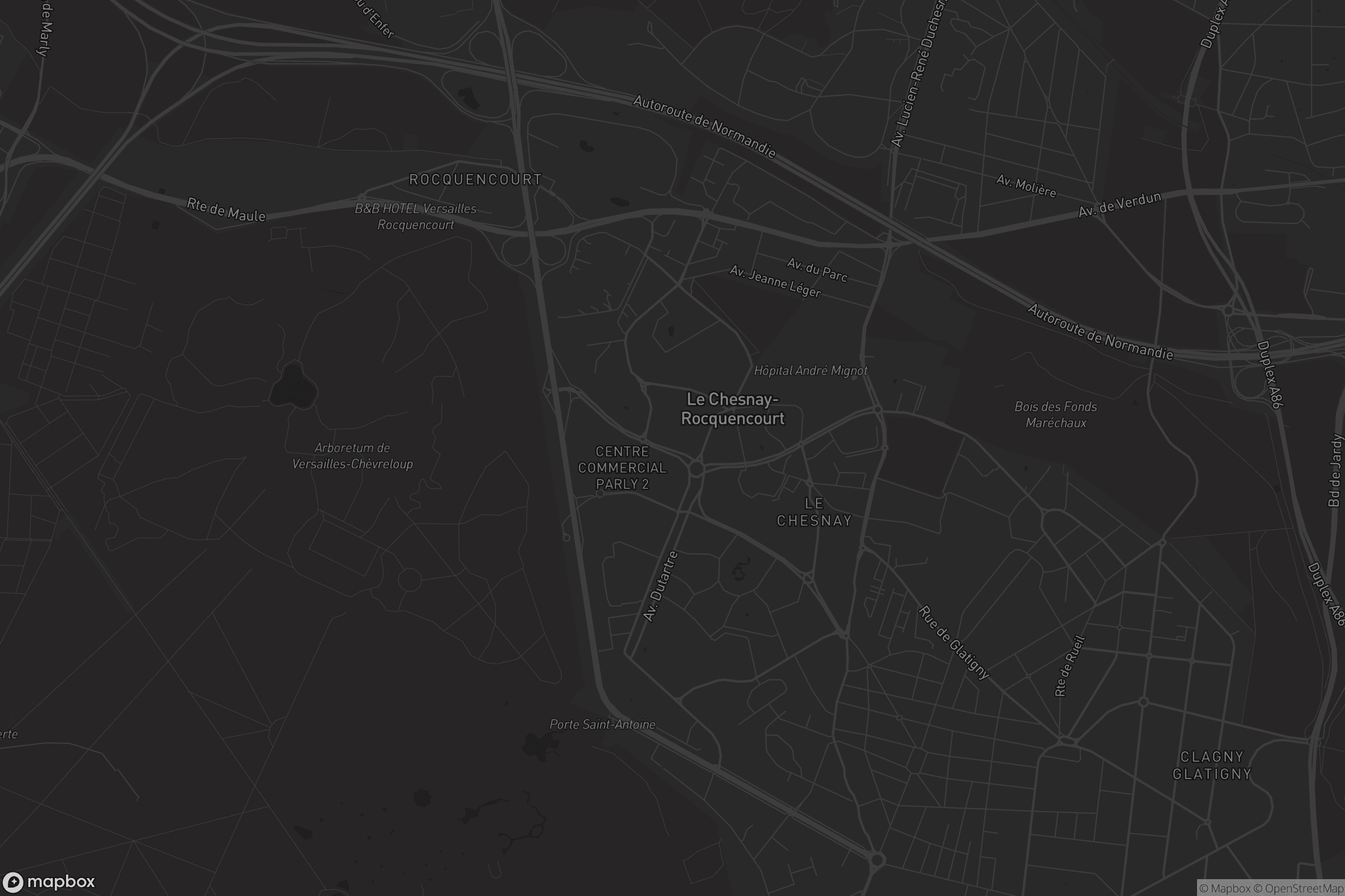 Carte de Le Chesnay-Rocquencourt