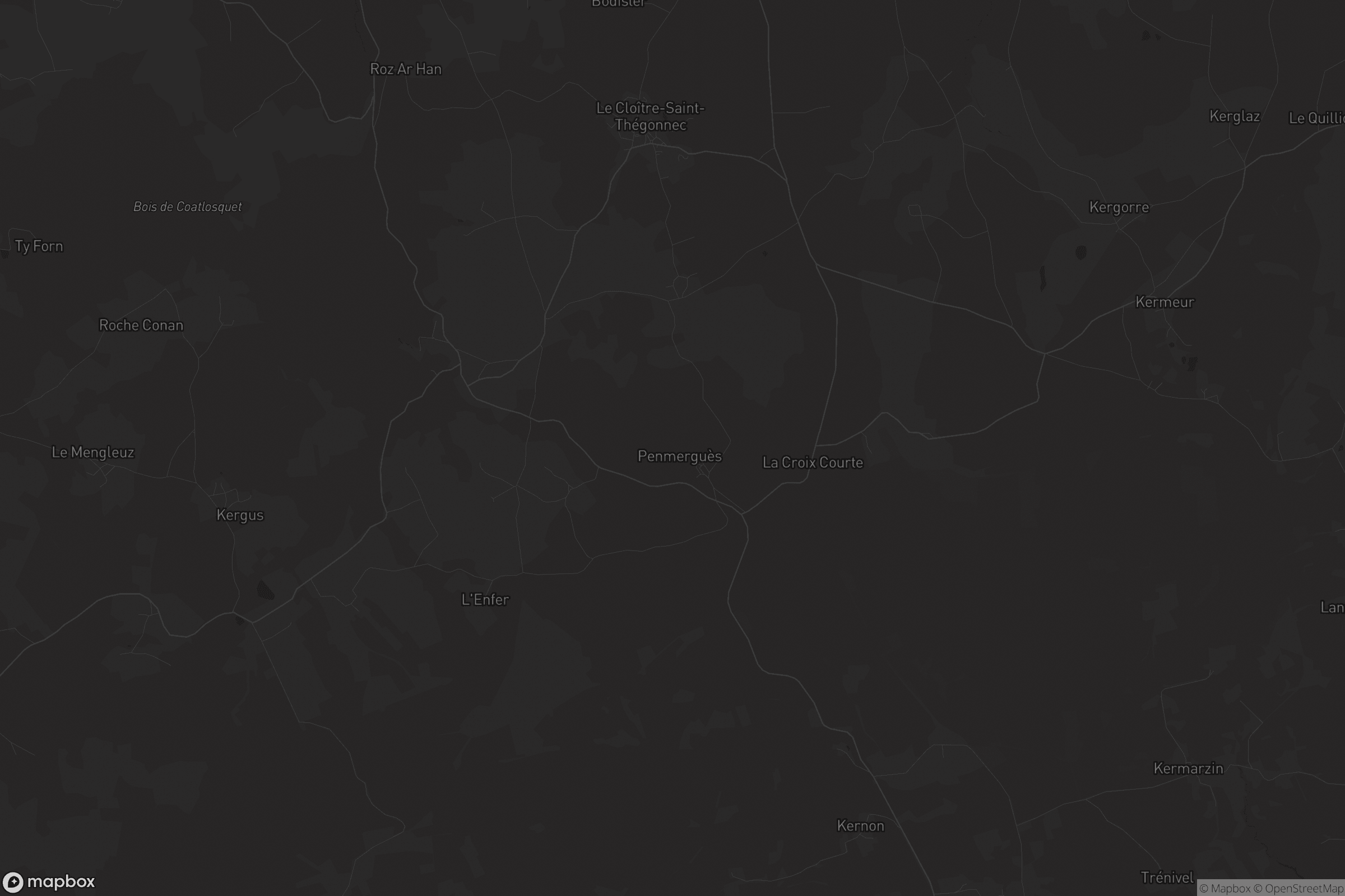 Carte de Le Cloître-Saint-Thégonnec