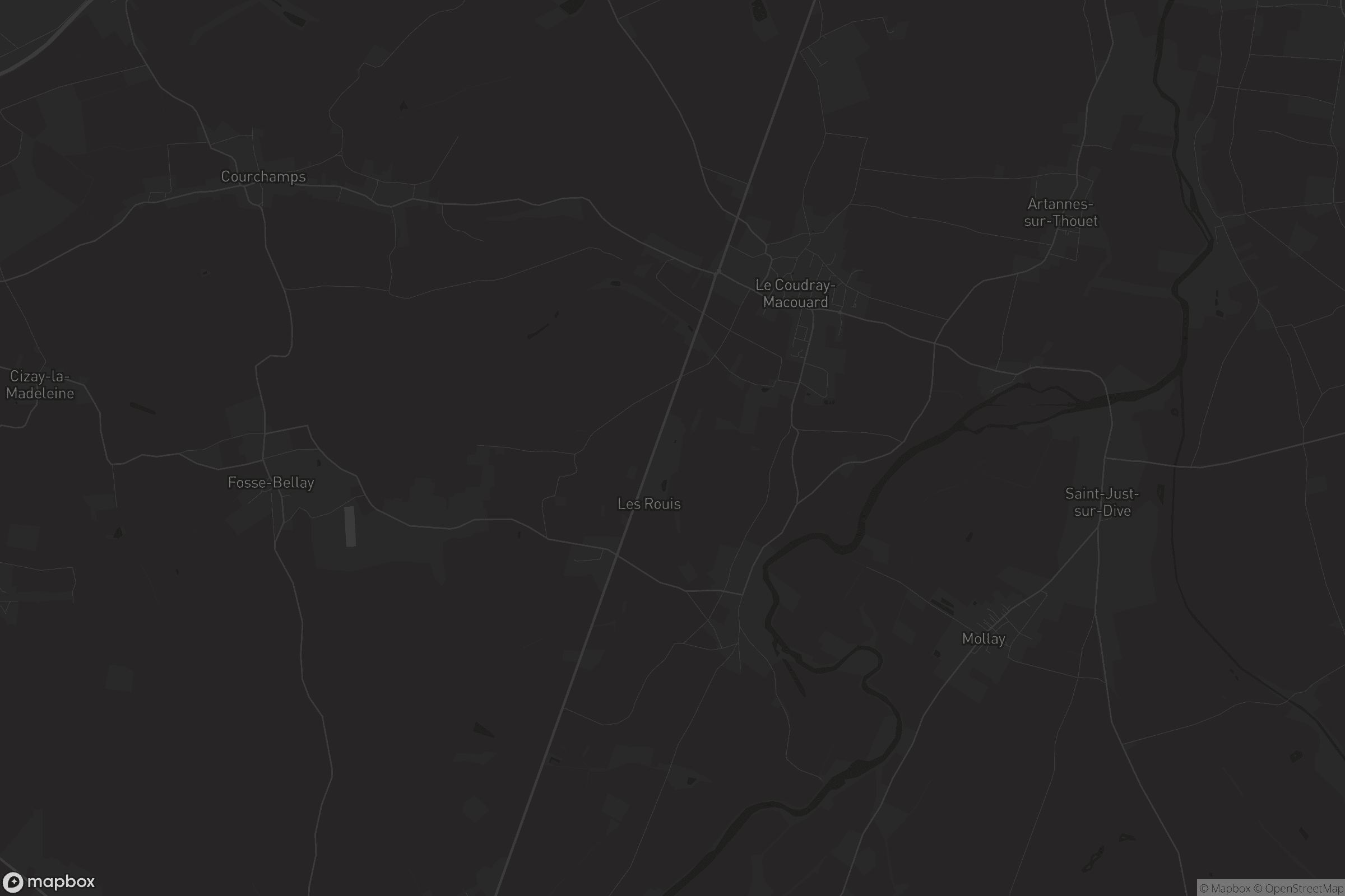 Carte de Le Coudray-Macouard