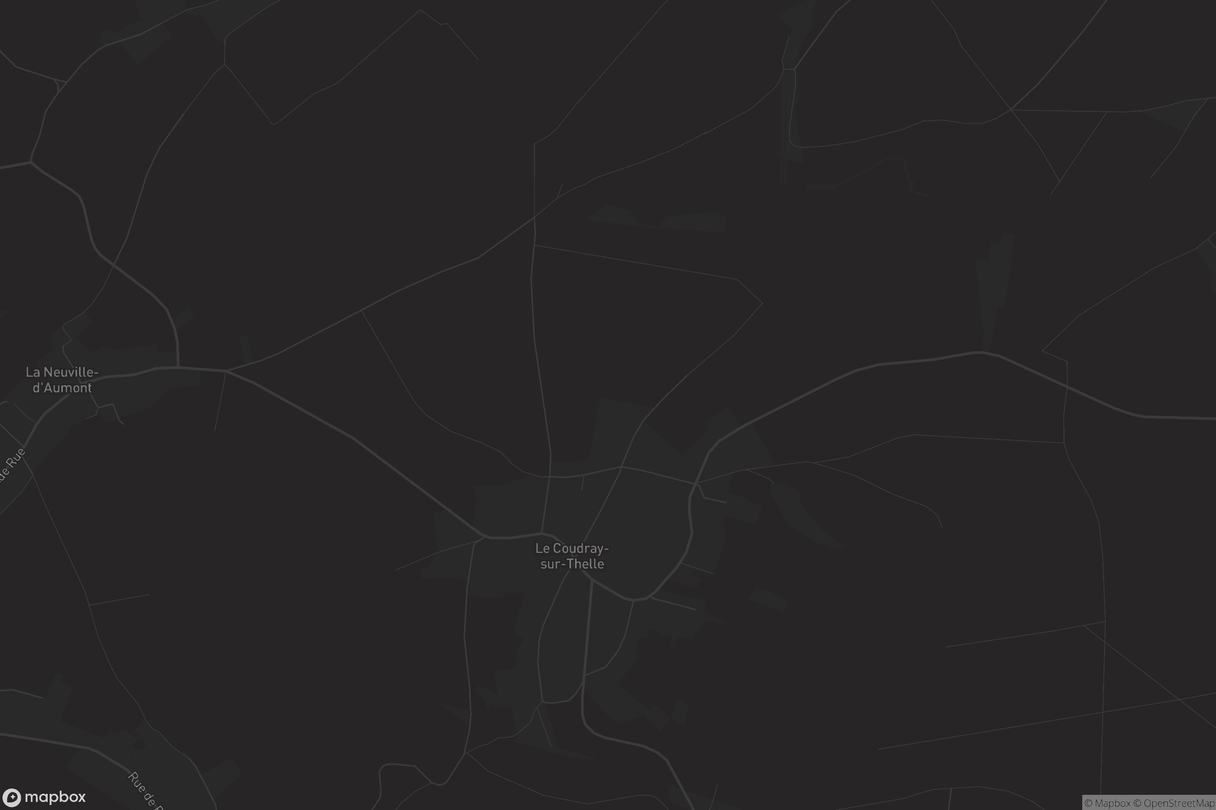 Carte de Le Coudray-sur-Thelle