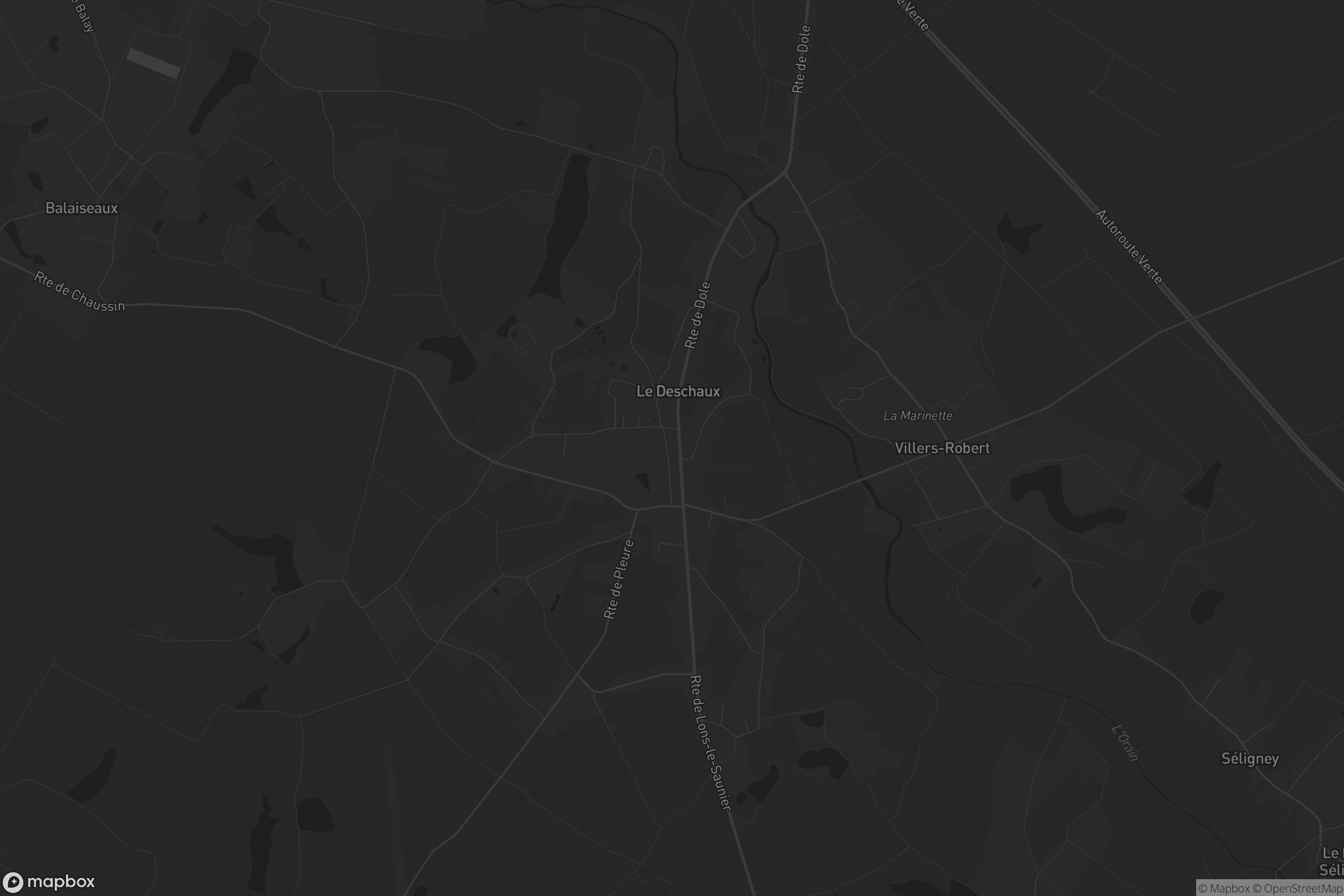 Carte de Le Deschaux