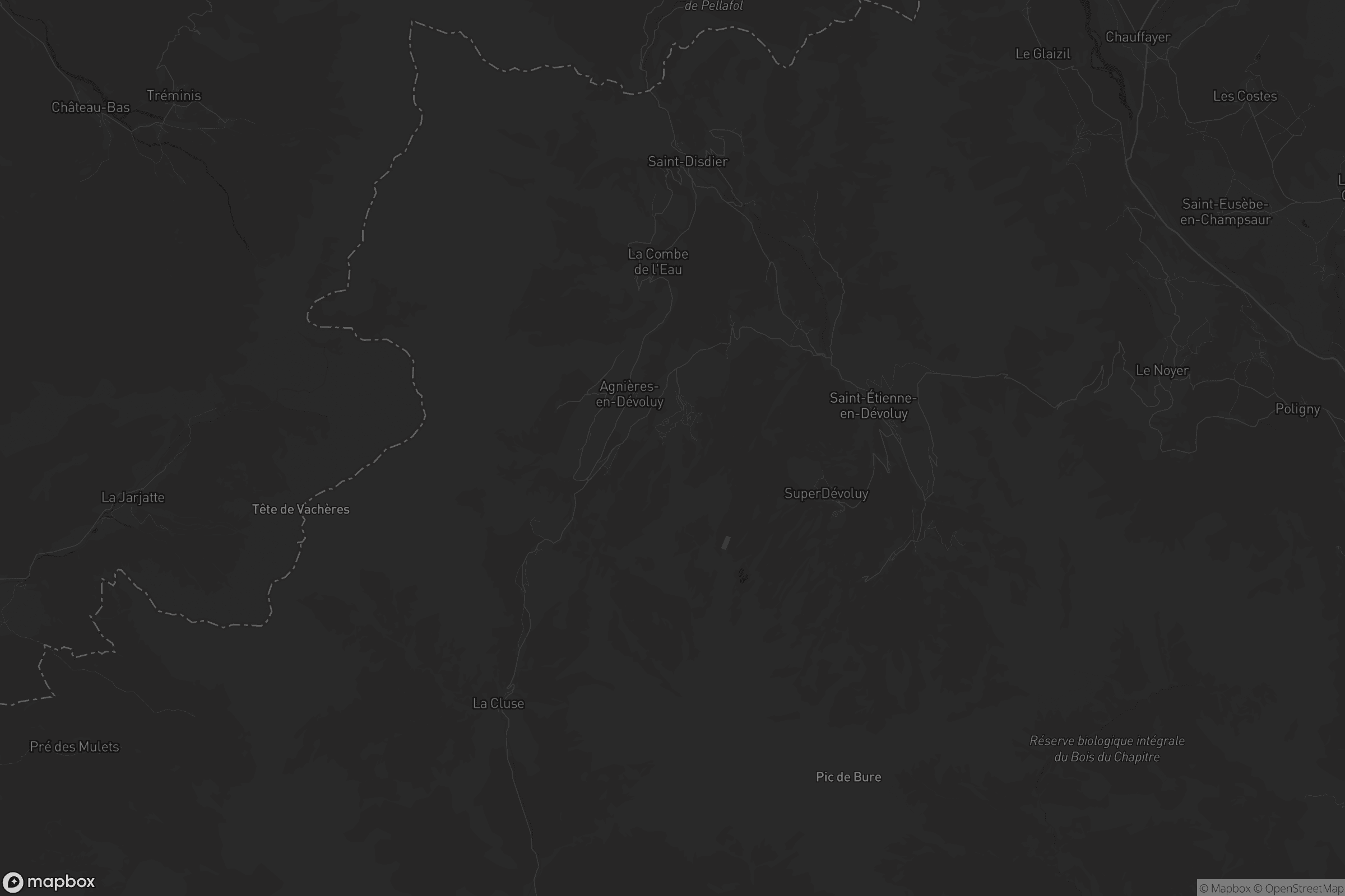 Carte de Le Dévoluy