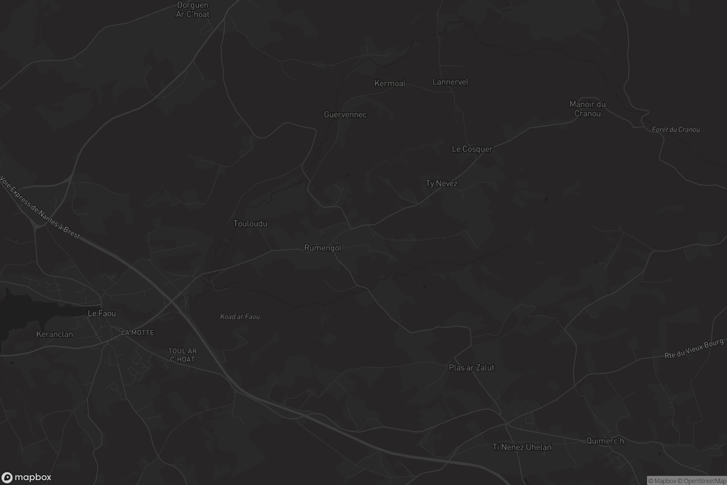 Carte de Le Faou