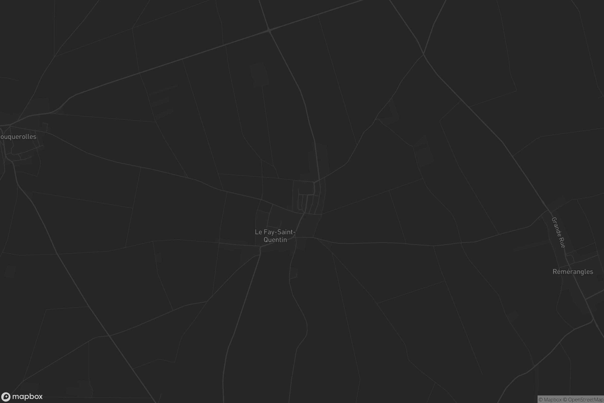 Carte de Le Fay-Saint-Quentin