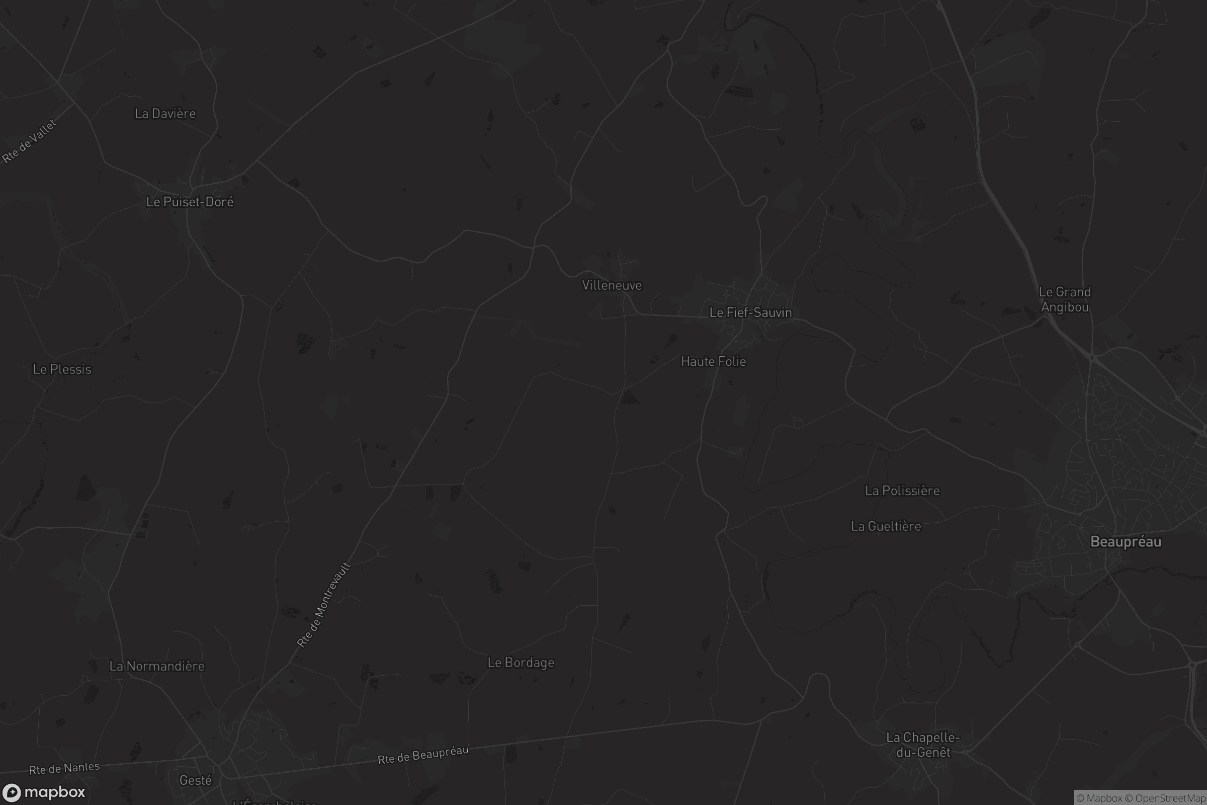 Carte de Le Fief-Sauvin