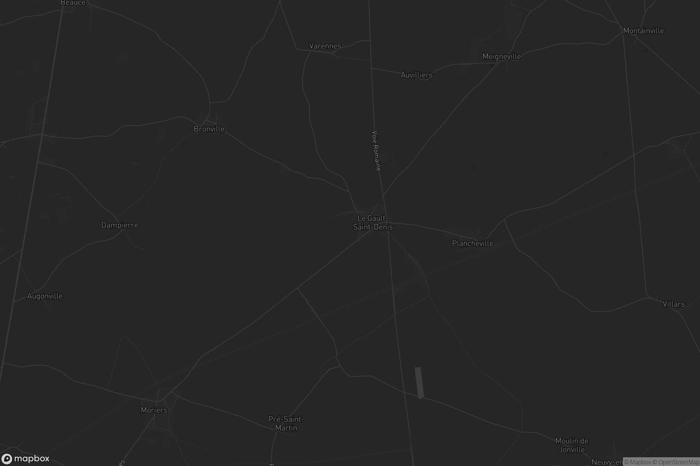 Carte de Le Gault-Saint-Denis