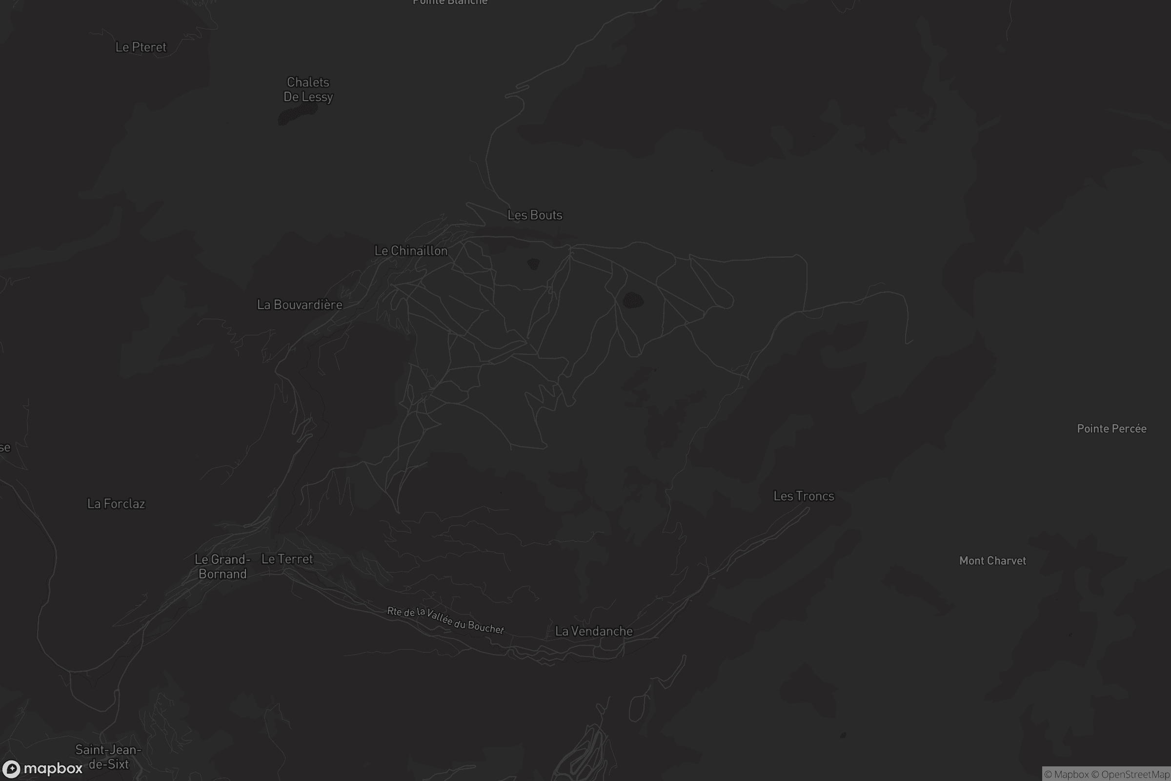 Carte de Le Grand-Bornand