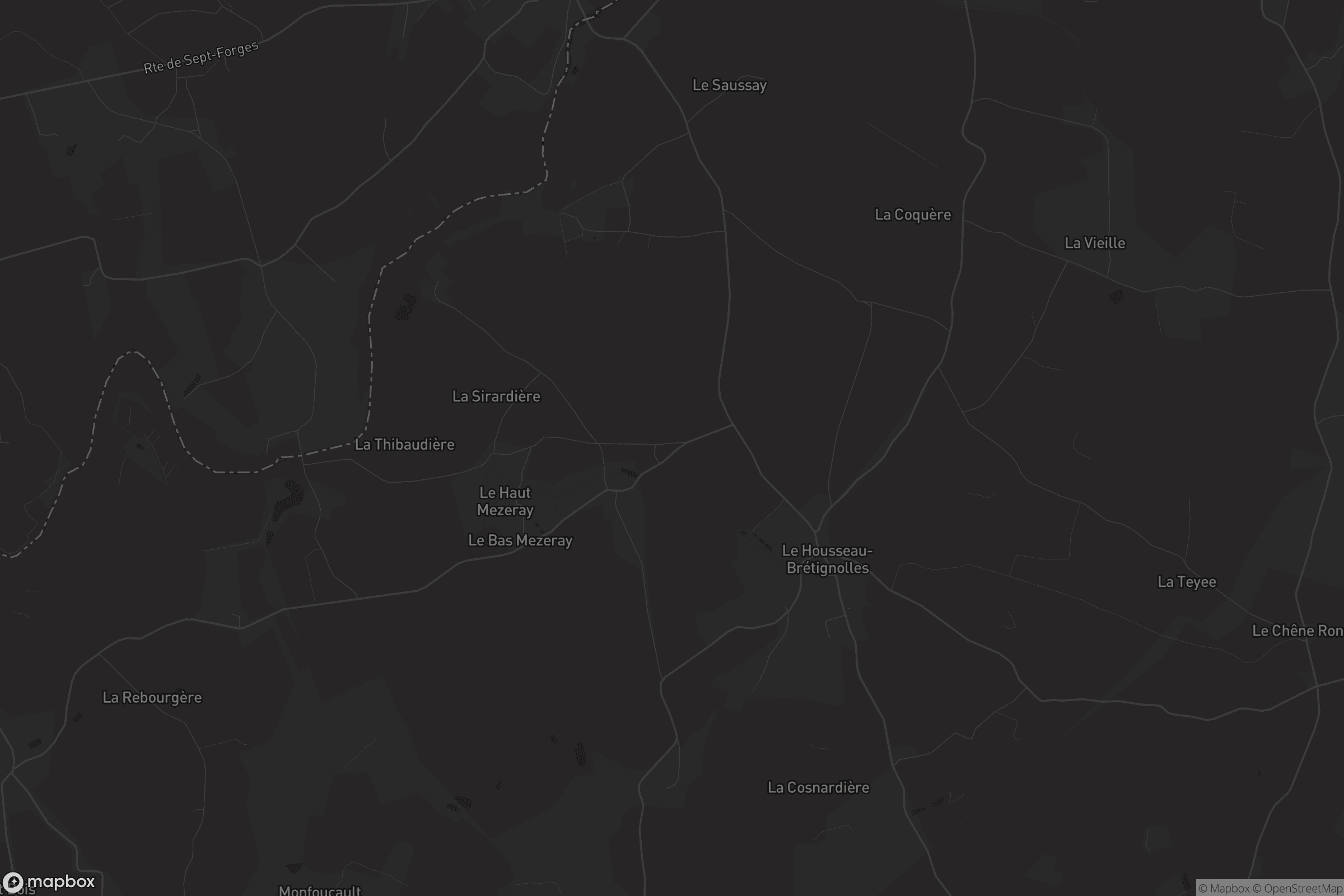 Carte de Le Housseau