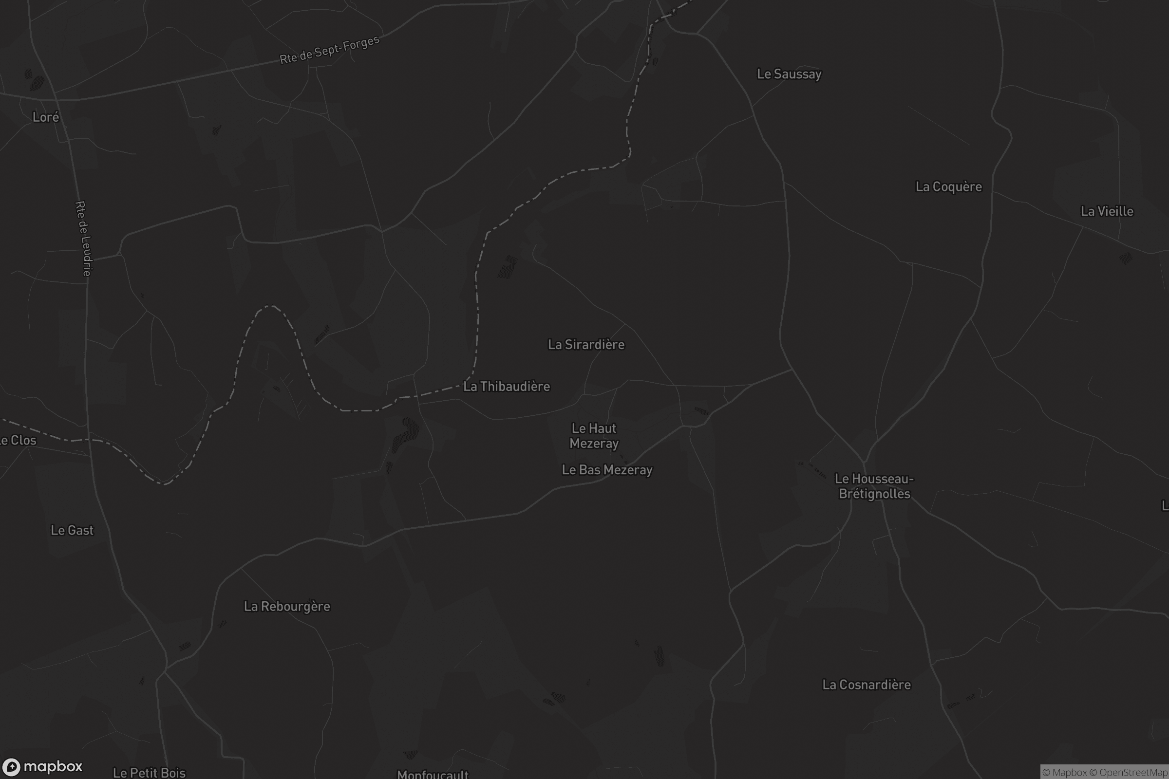 Carte de Le Housseau-Brétignolles