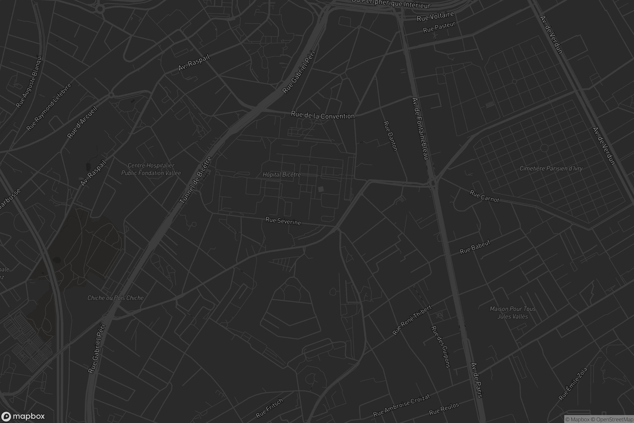 Carte de Le Kremlin-Bicêtre