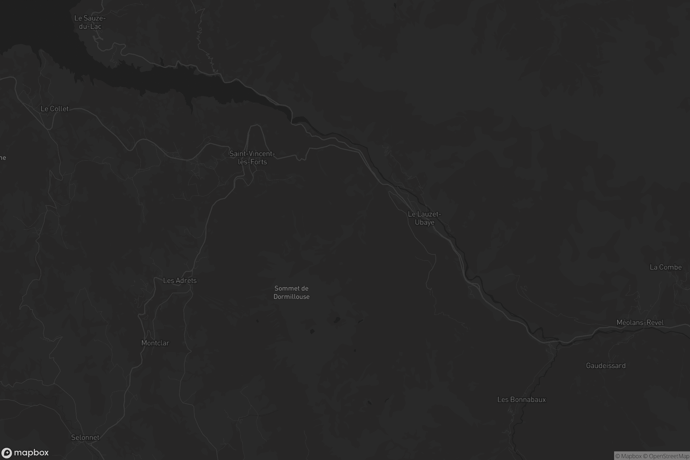 Carte de Le Lauzet-Ubaye