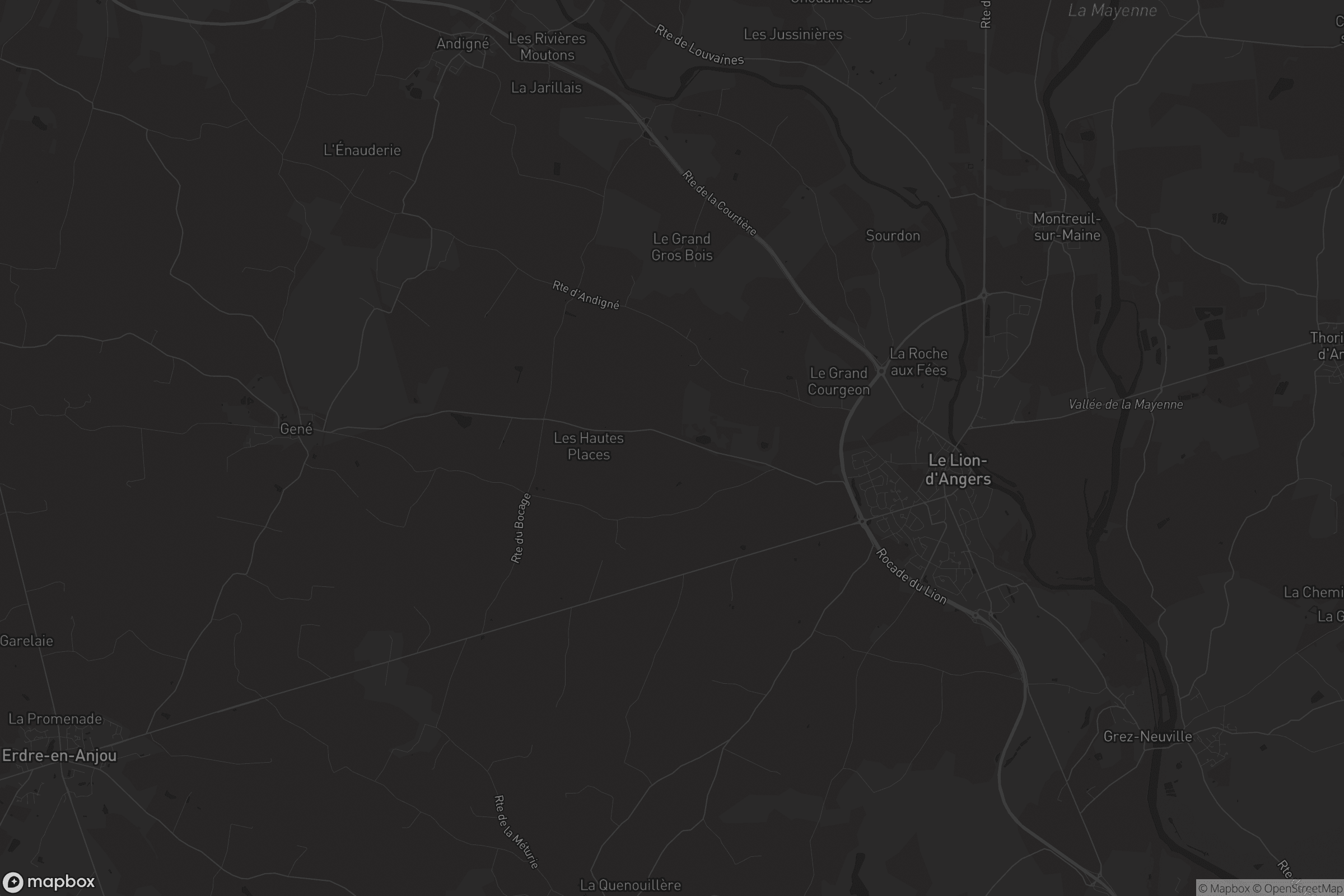 Carte de Le Lion-d'Angers