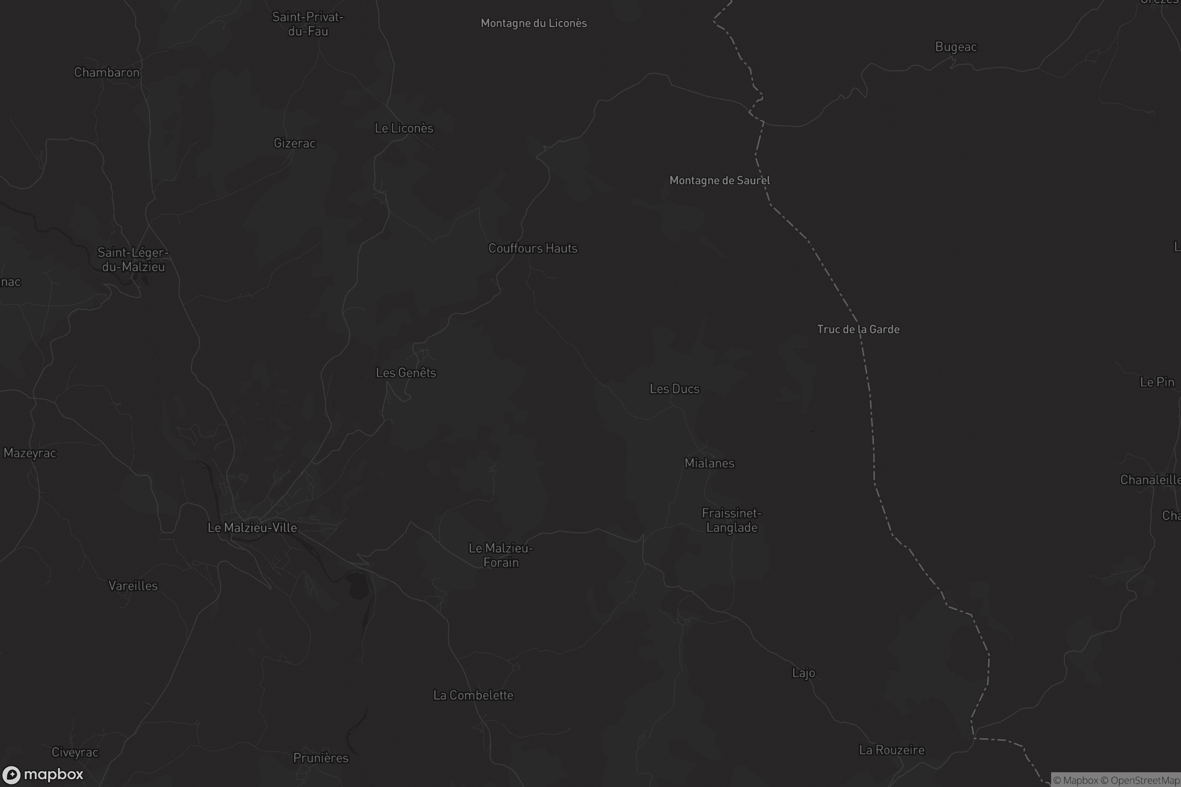 Carte de Le Malzieu-Forain