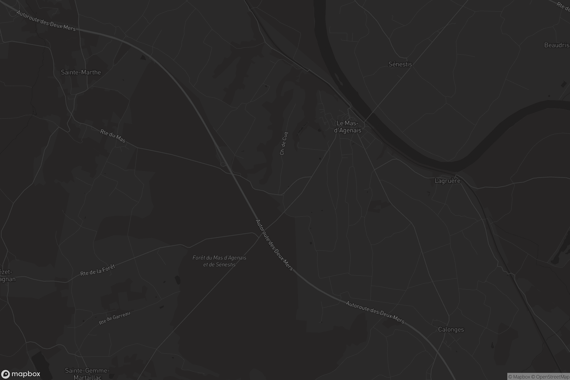 Carte de Le Mas-d'Agenais
