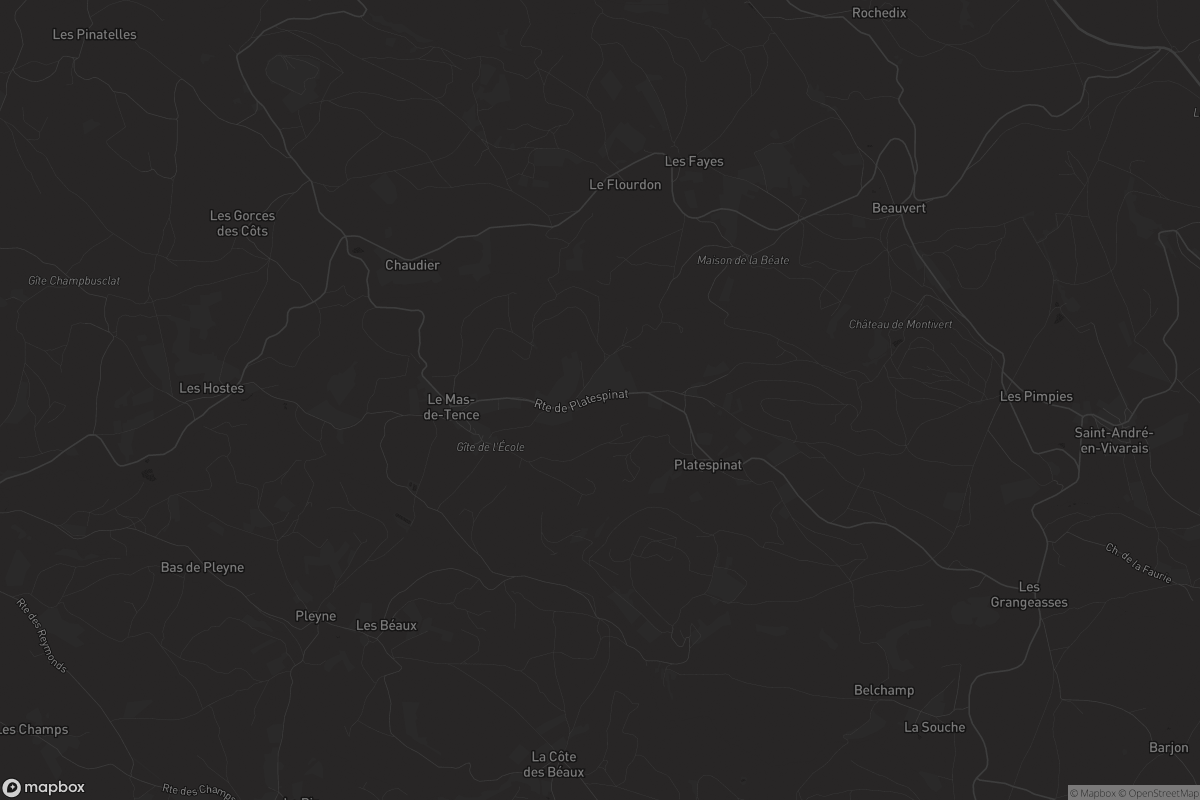 Carte de Le Mas-de-Tence