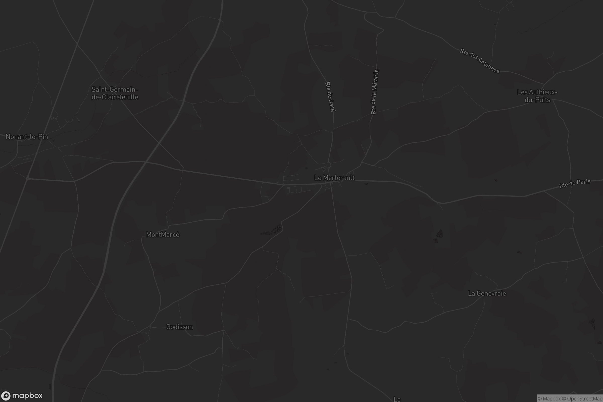 Carte de Le Merlerault