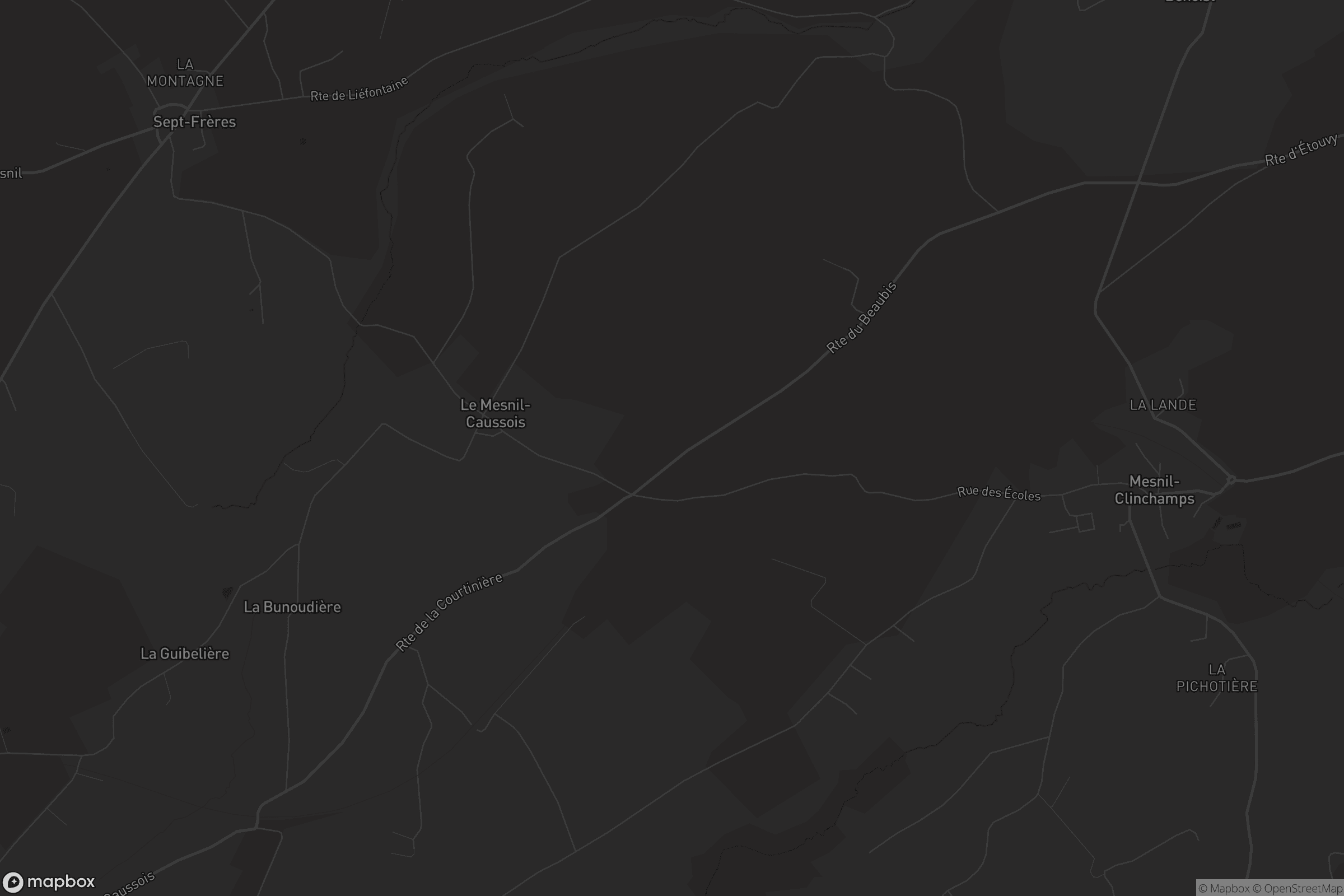 Carte de Le Mesnil-Caussois