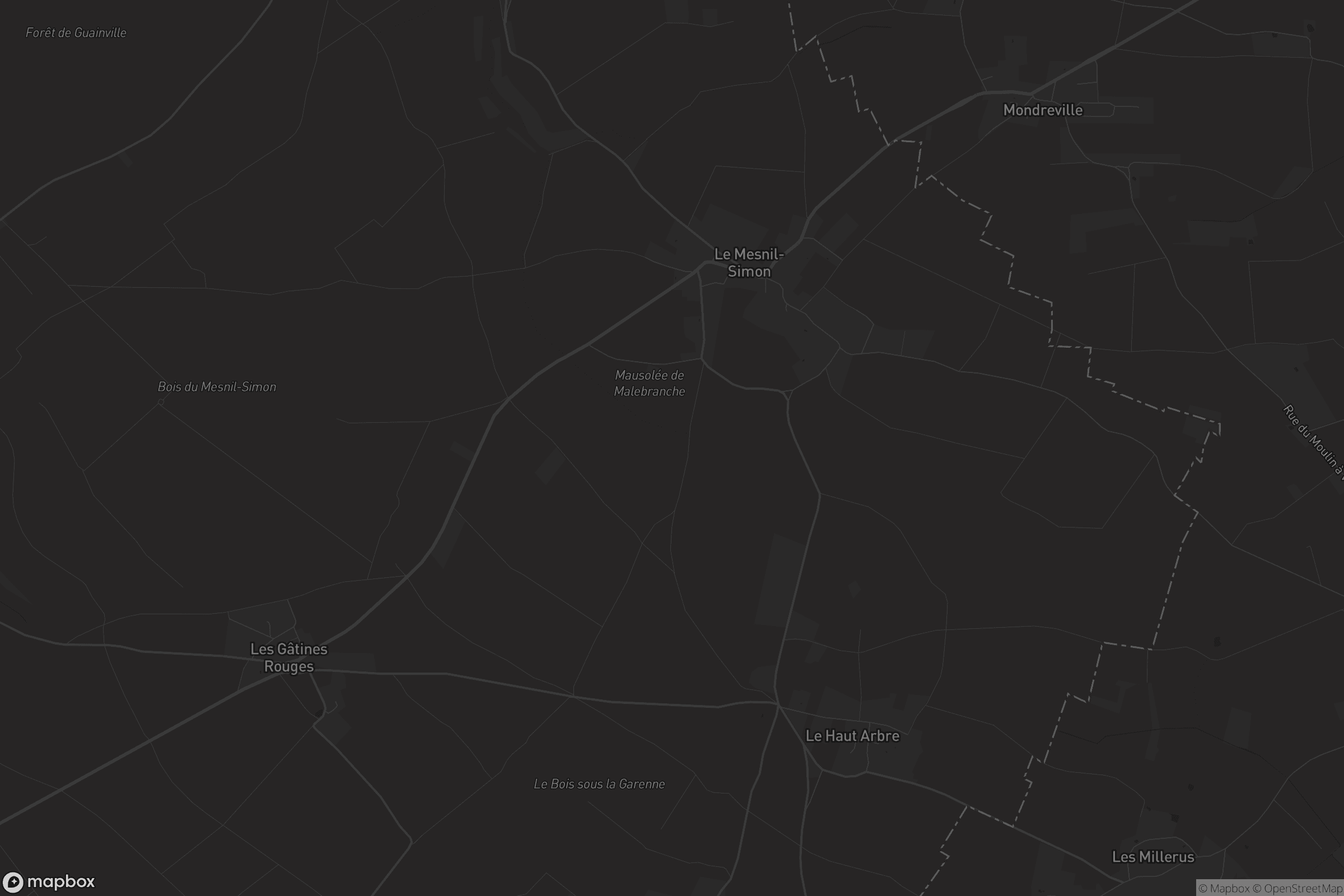 Carte de Le Mesnil-Simon