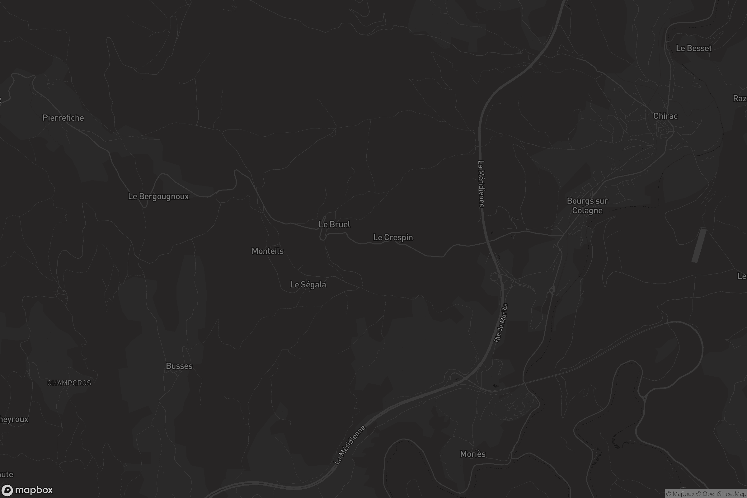 Carte de Le Monastier-Pin-Moriès