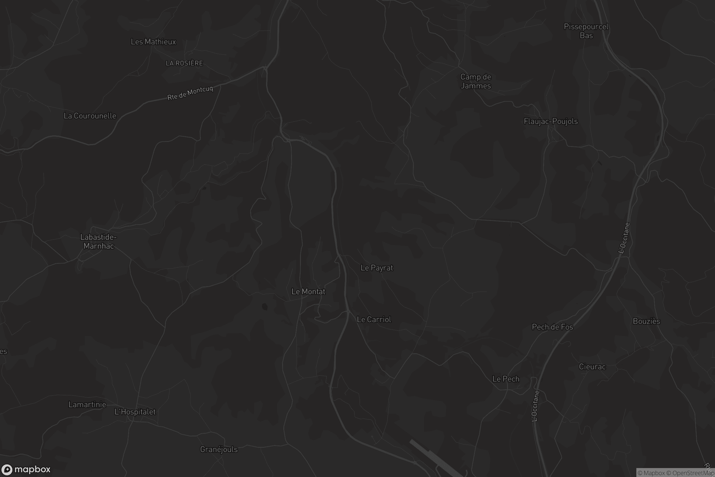 Carte de Le Montat