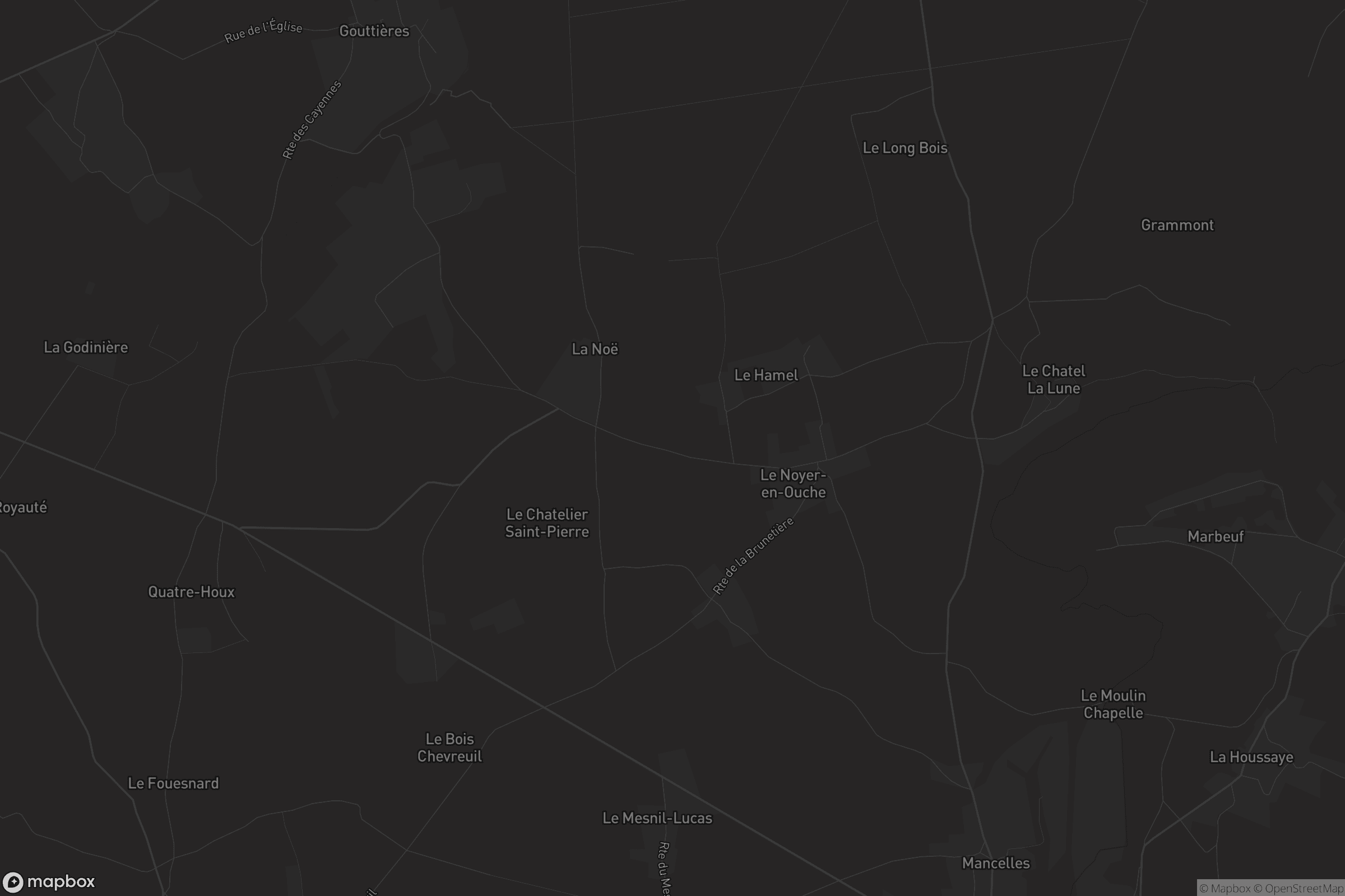 Carte de Le Noyer-en-Ouche