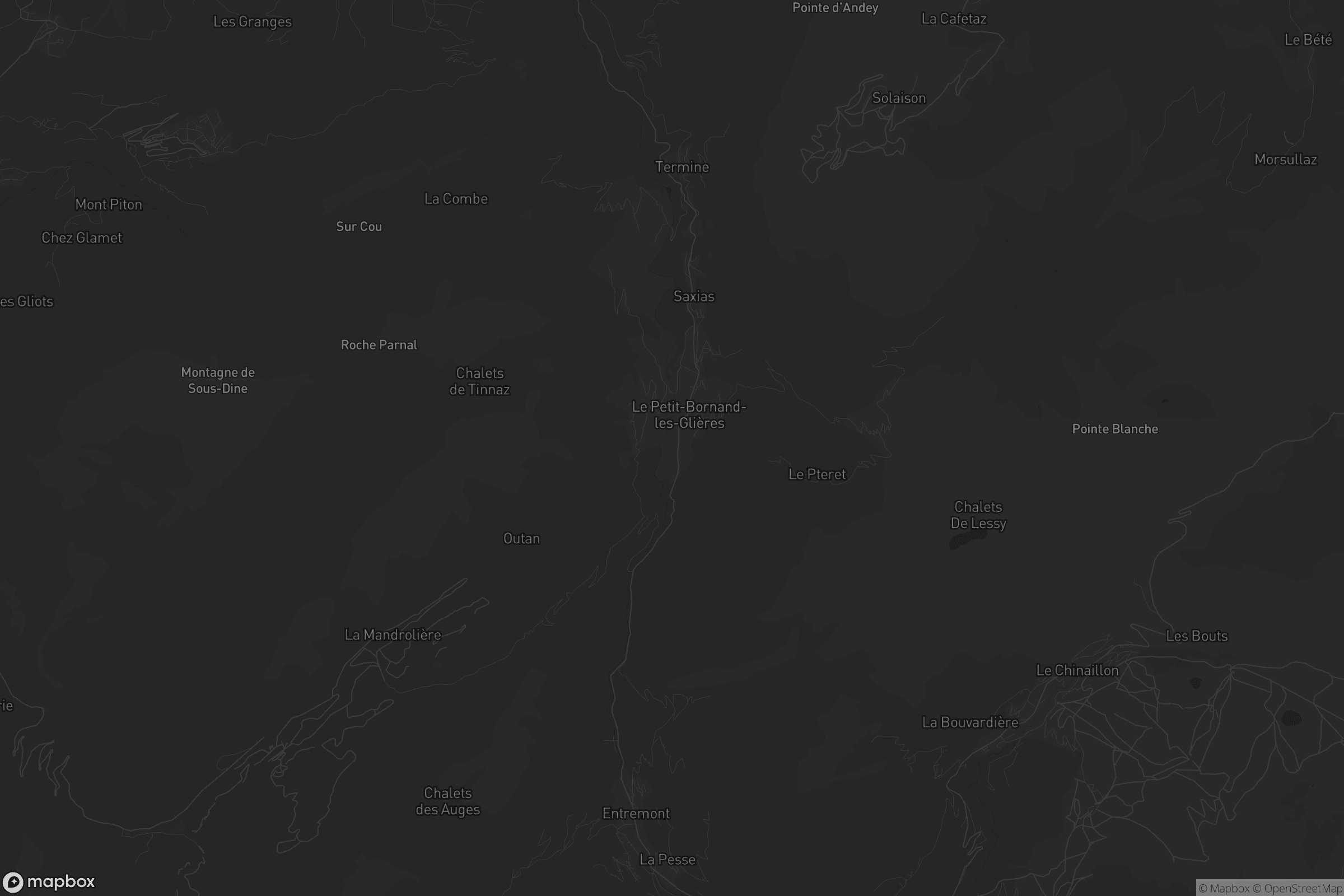 Carte de Le Petit-Bornand-les-Glières