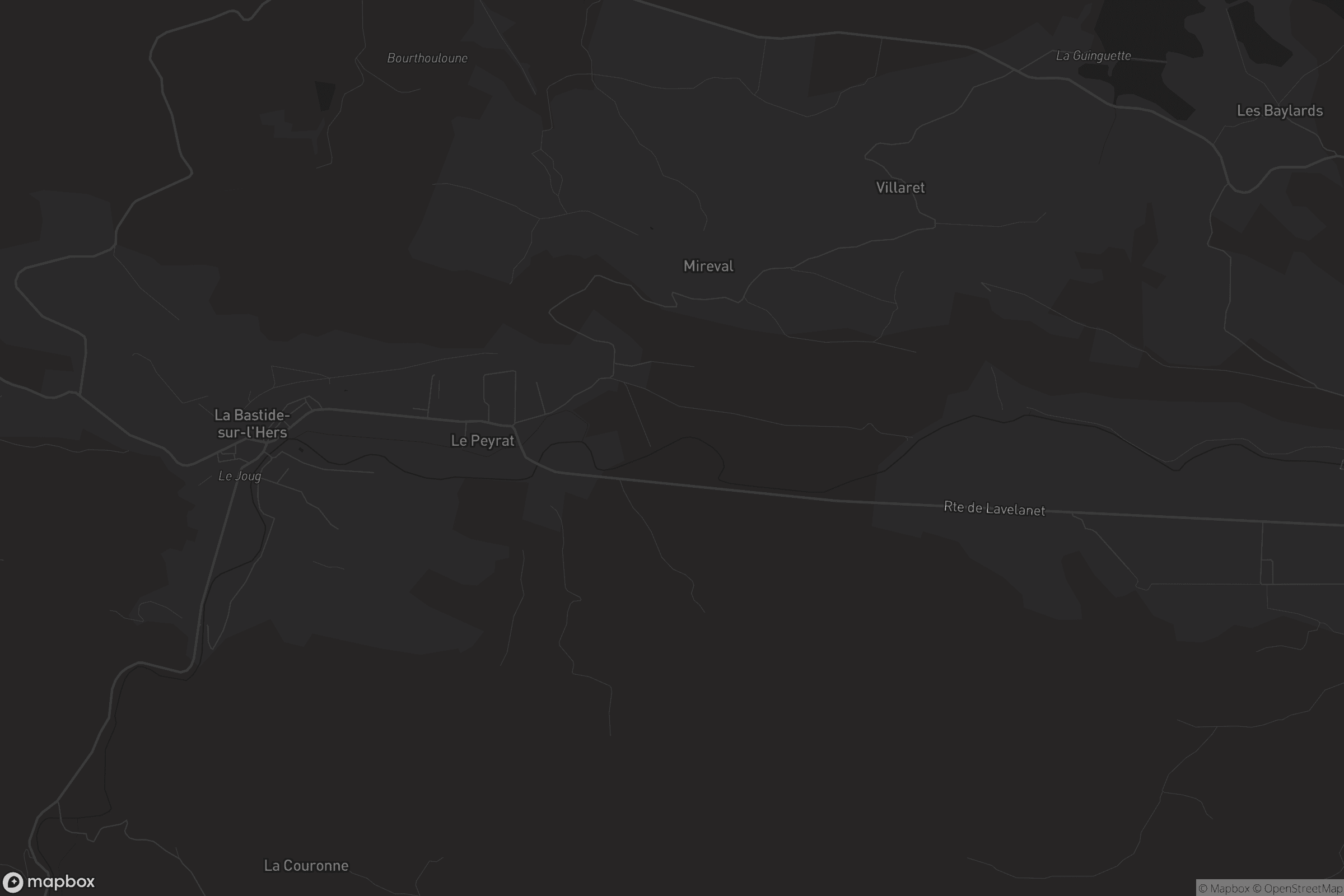 Carte de Le Peyrat