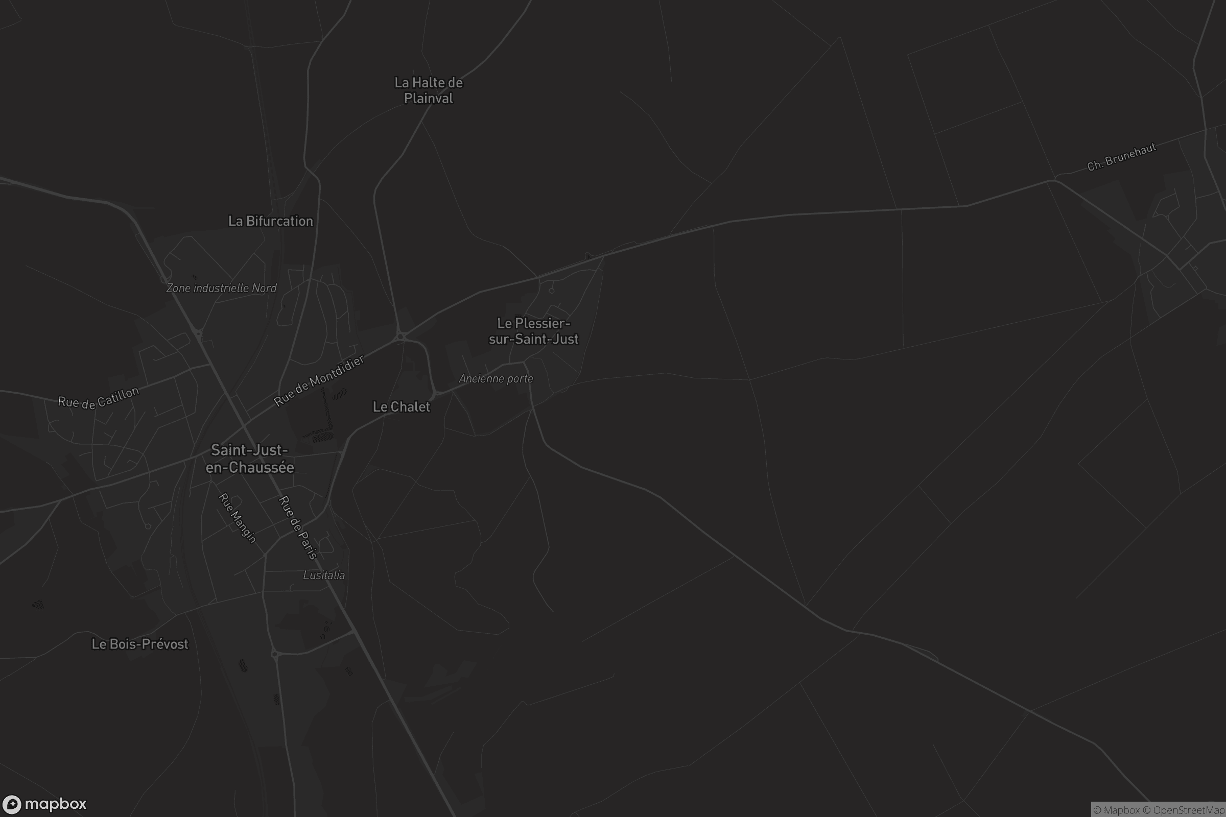 Carte de Le Plessier-sur-Saint-Just