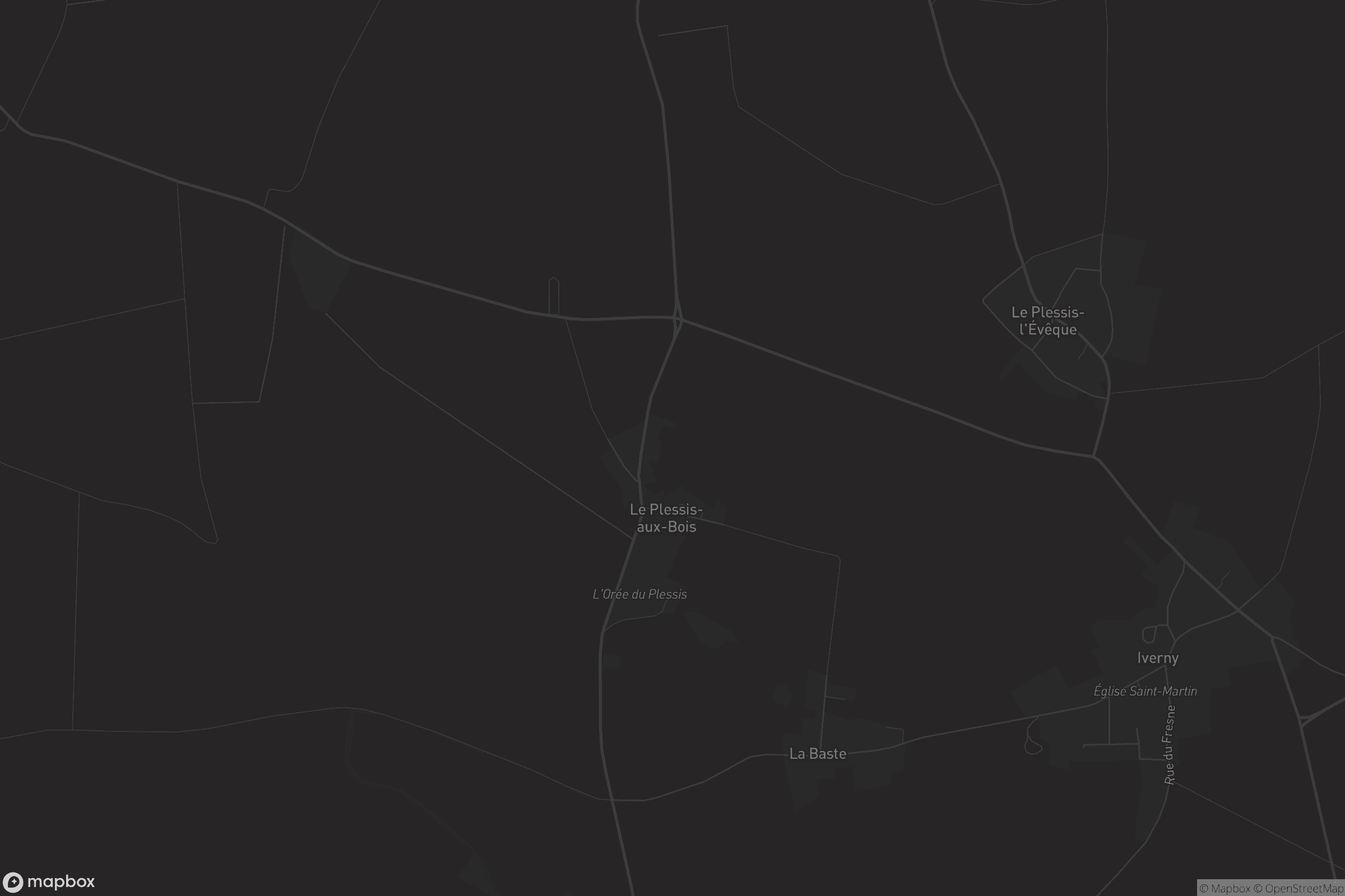 Carte de Le Plessis-aux-Bois