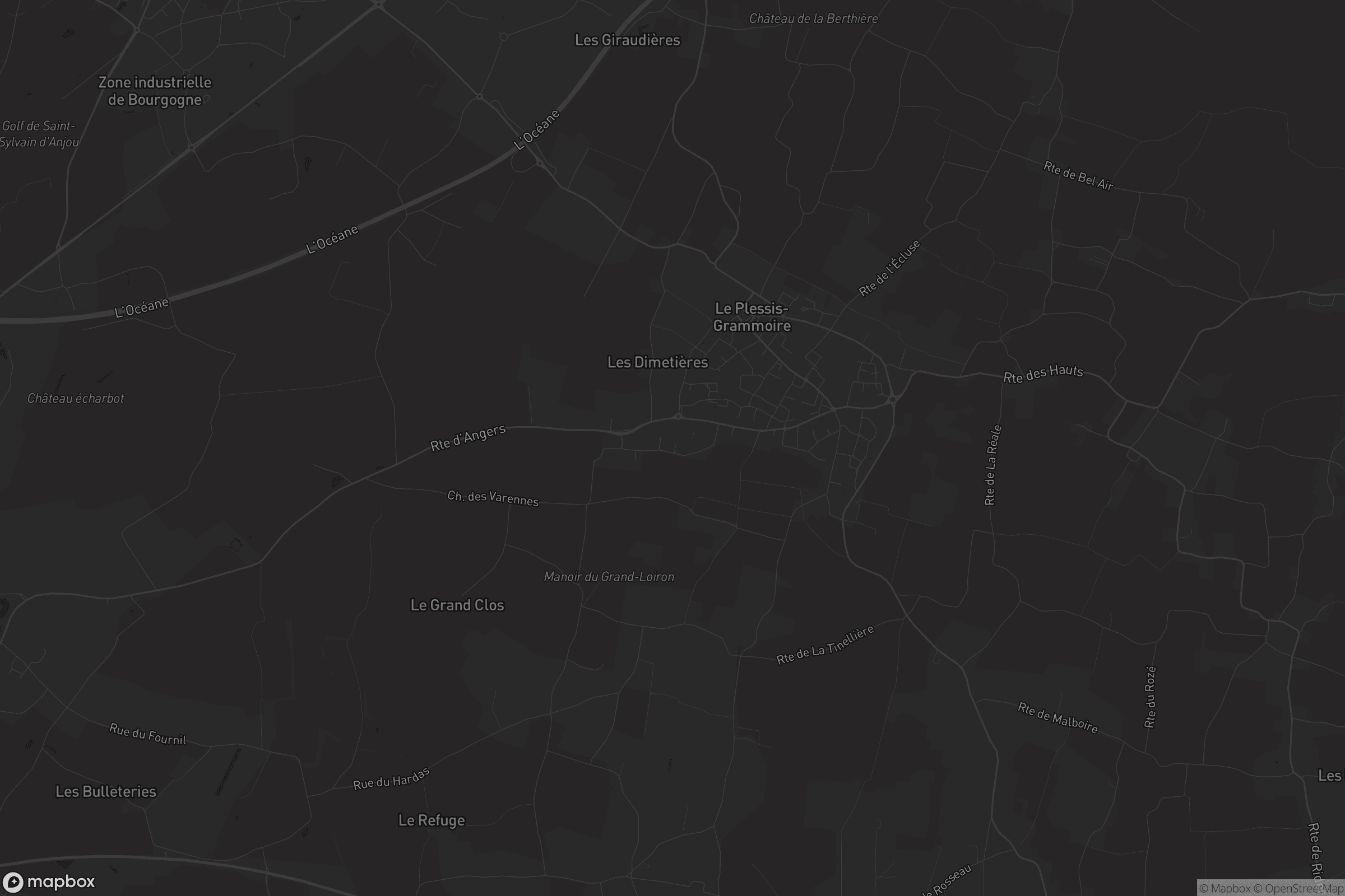 Carte de Le Plessis-Grammoire