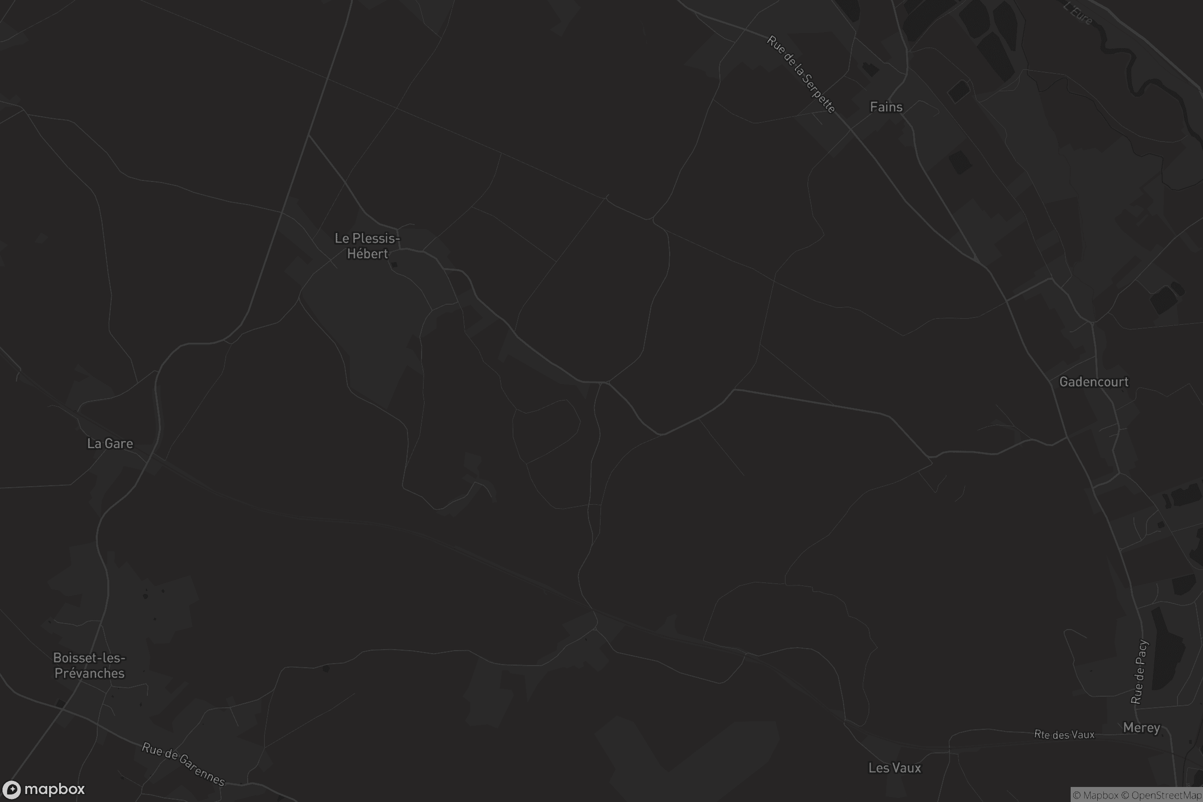 Carte de Le Plessis-Hébert