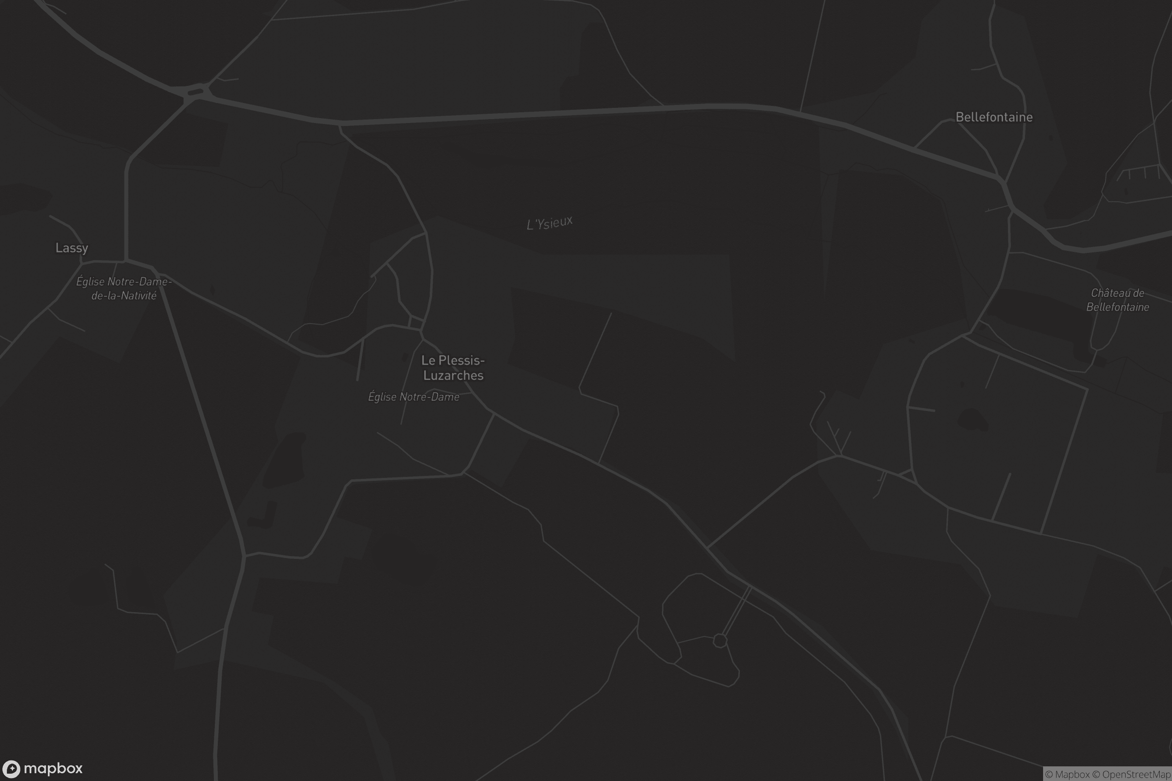 Carte de Le Plessis-Luzarches