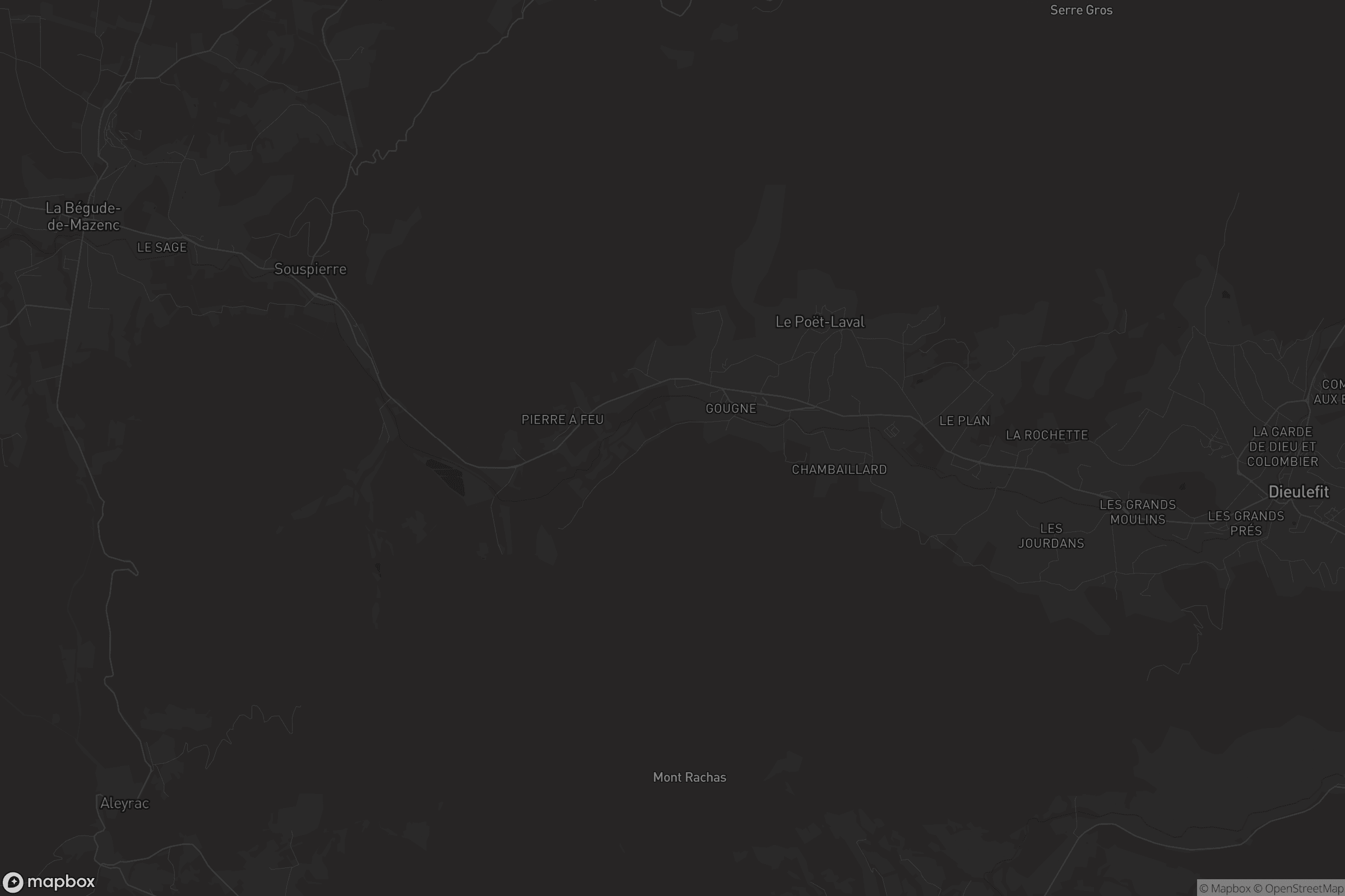 Carte de Le Poët-Laval