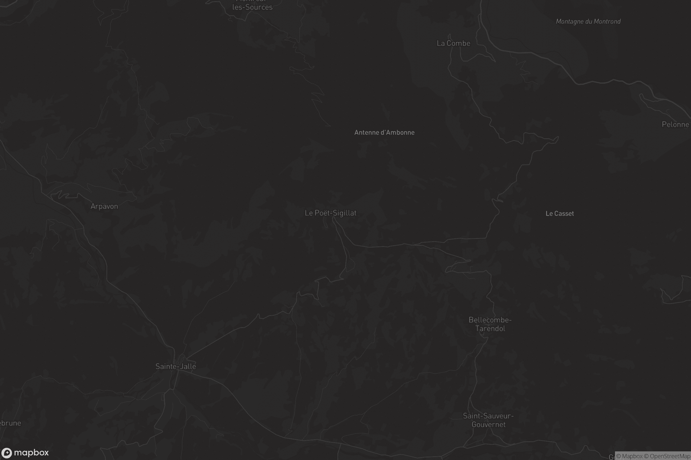 Carte de Le Poët-Sigillat