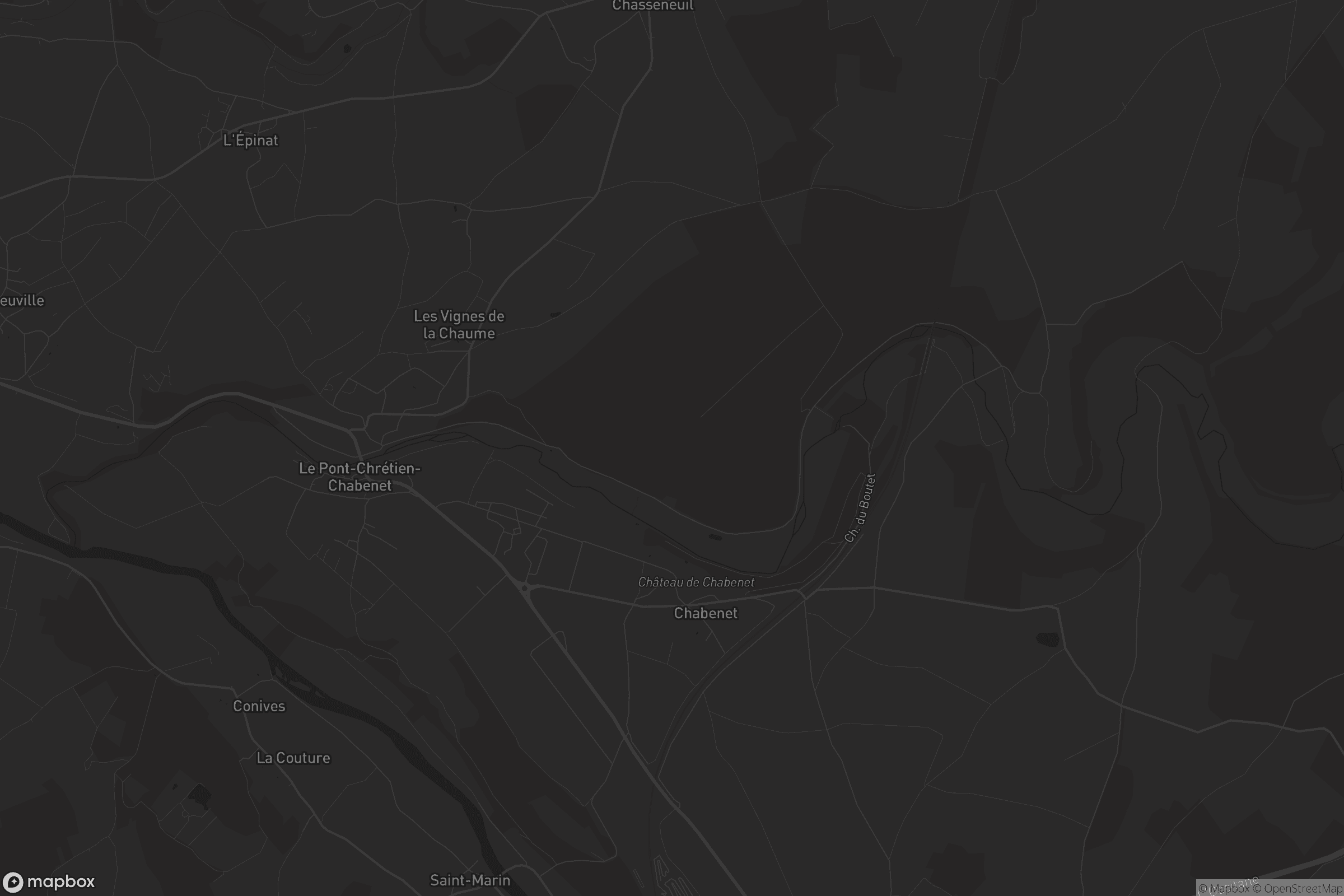Carte de Le Pont-Chrétien-Chabenet