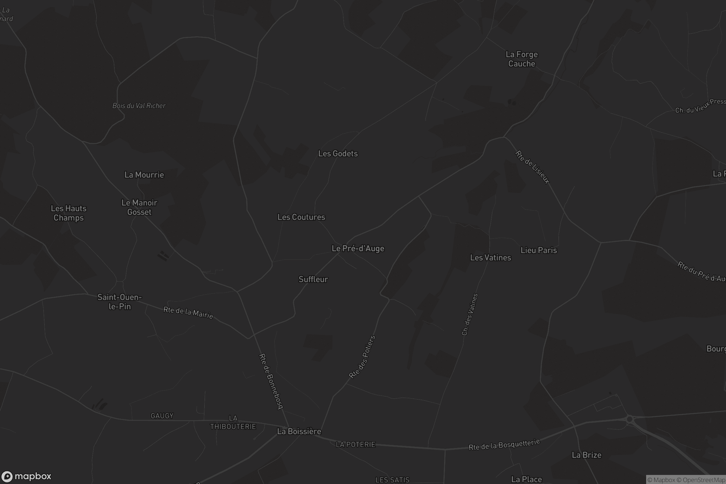 Carte de Le Pré-d'Auge